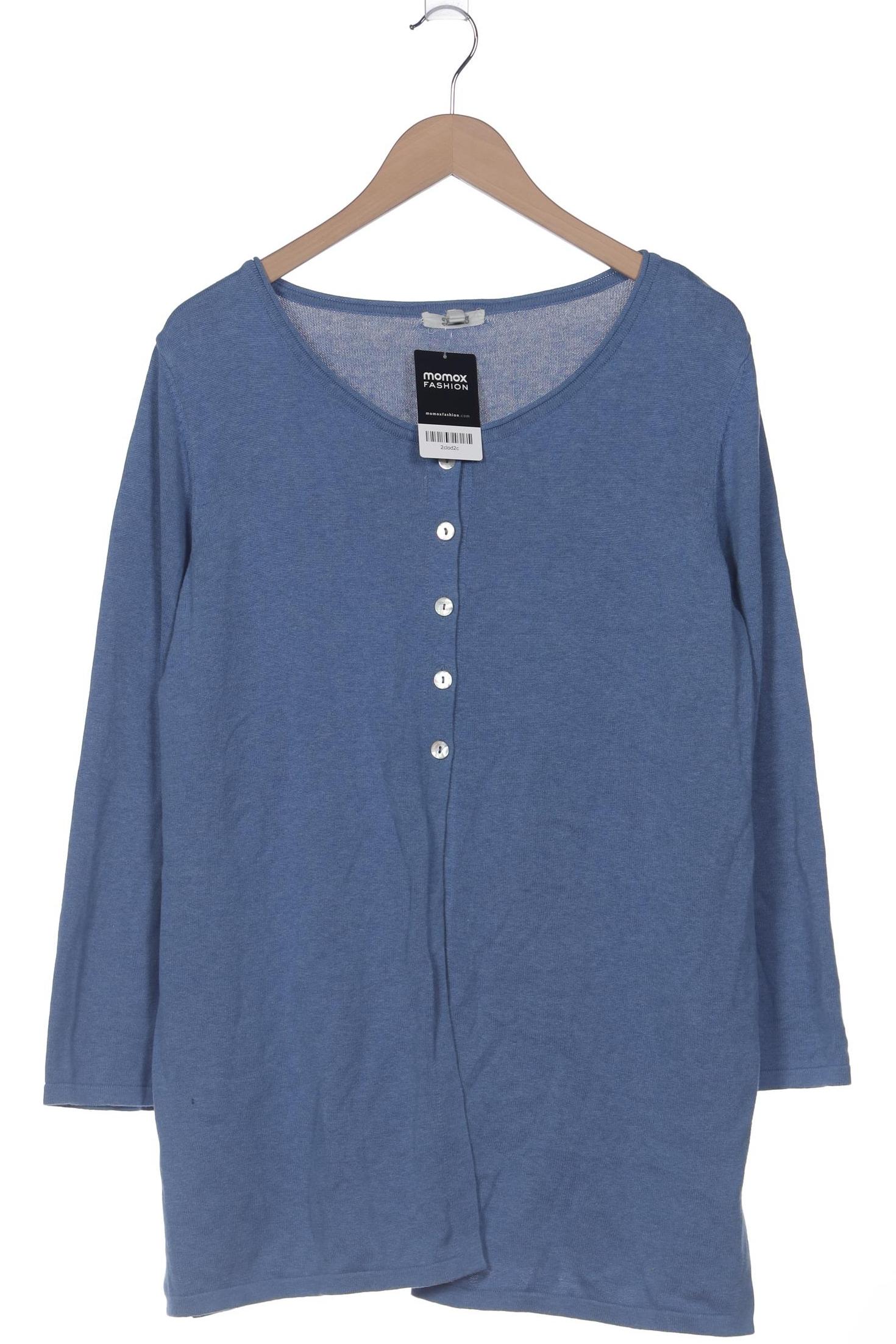 Deerberg Damen Strickjacke, blau, Gr. 44