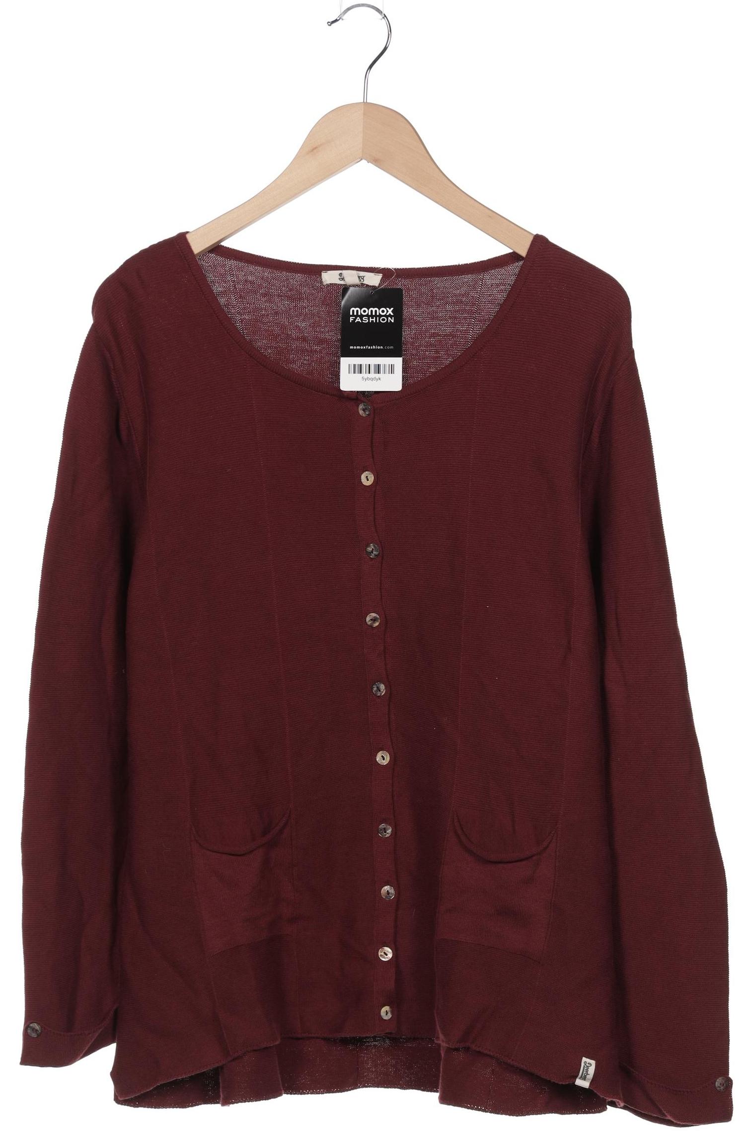 Deerberg Damen Strickjacke, bordeaux, Gr. 44