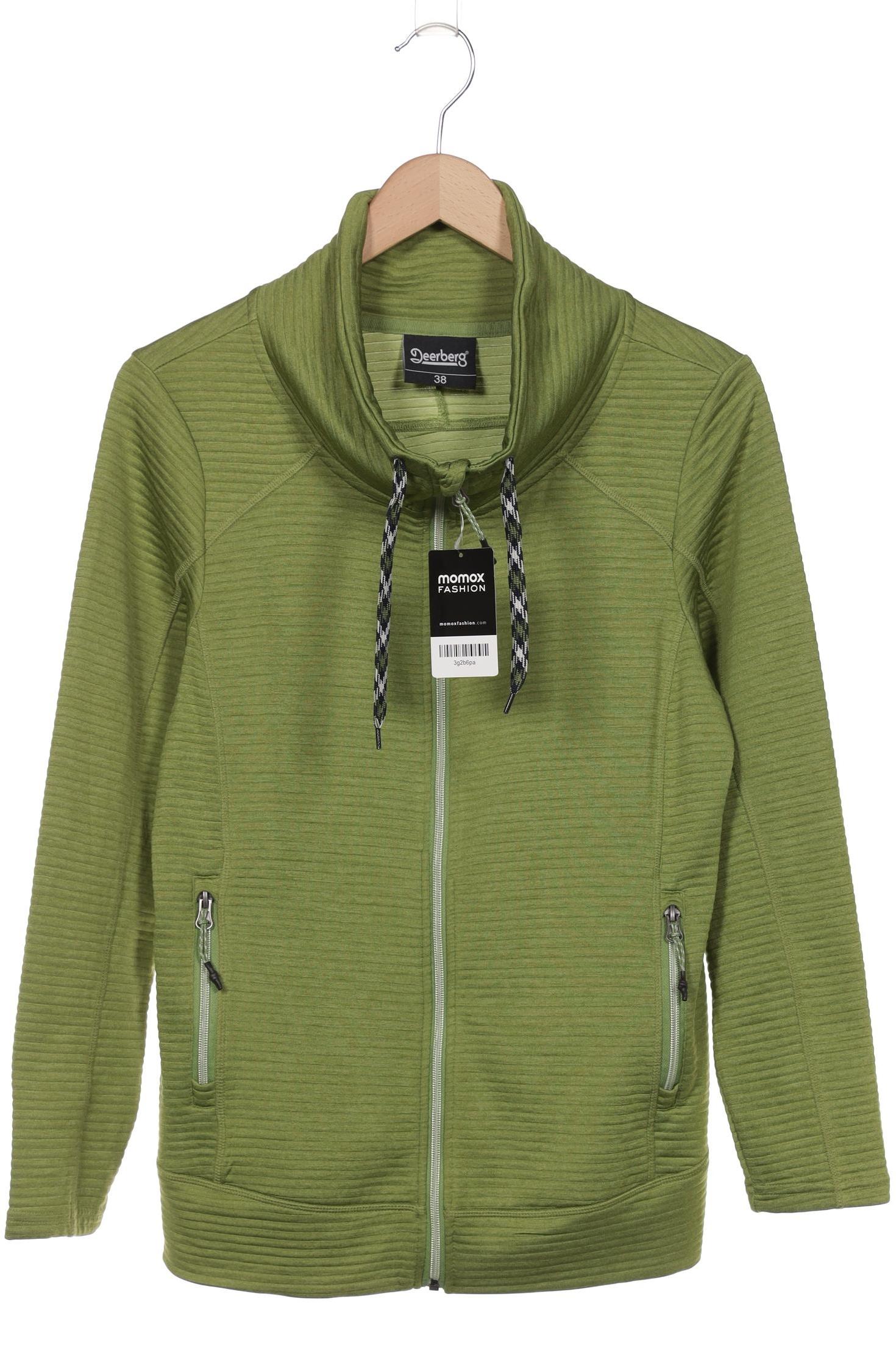 Deerberg Damen Sweatshirt, grün, Gr. 38
