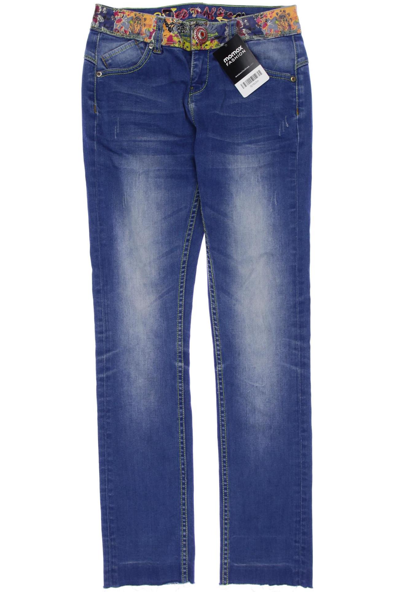 Desigual Damen Jeans, blau, Gr. 24