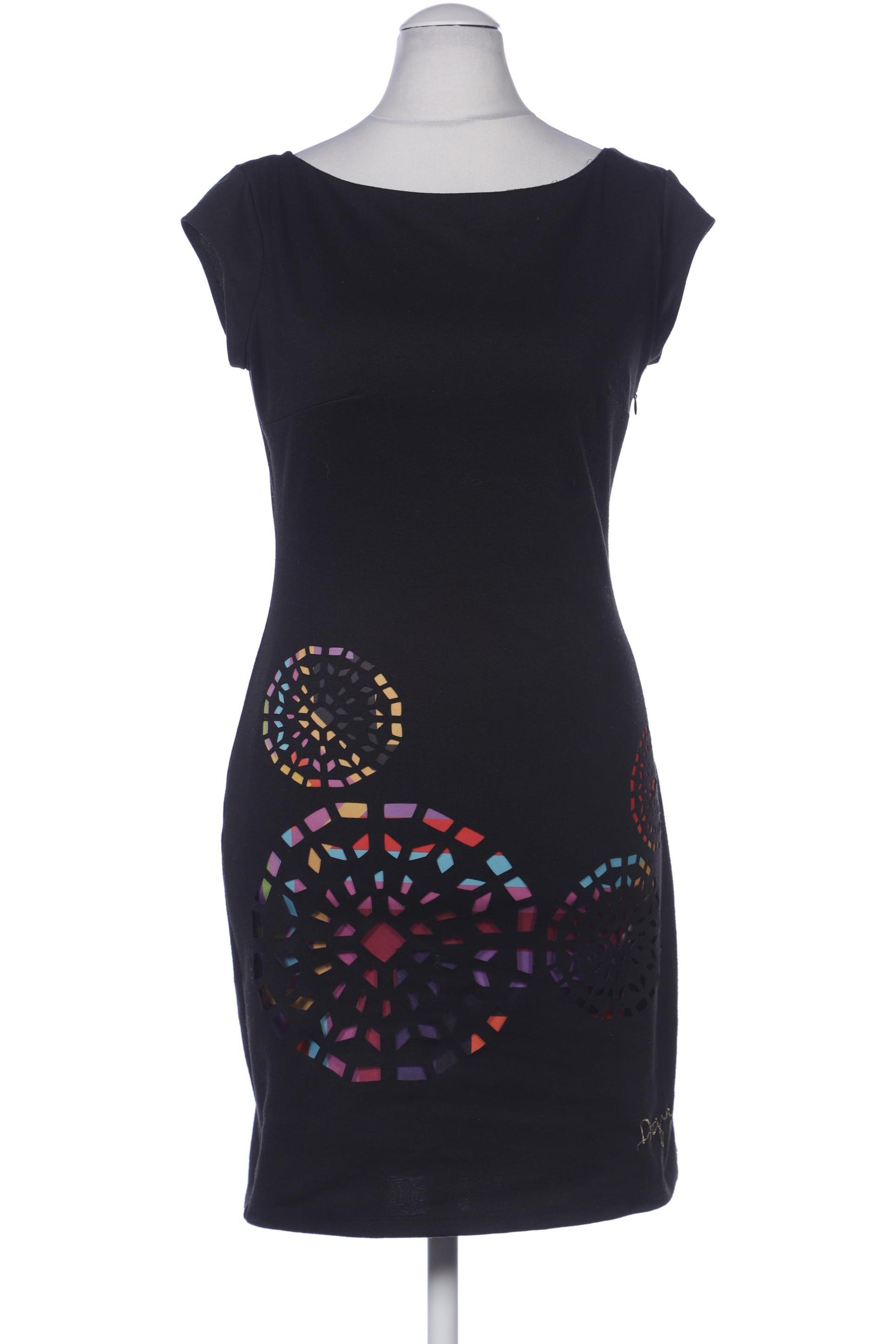 Desigual Damen Kleid, schwarz, Gr. 38
