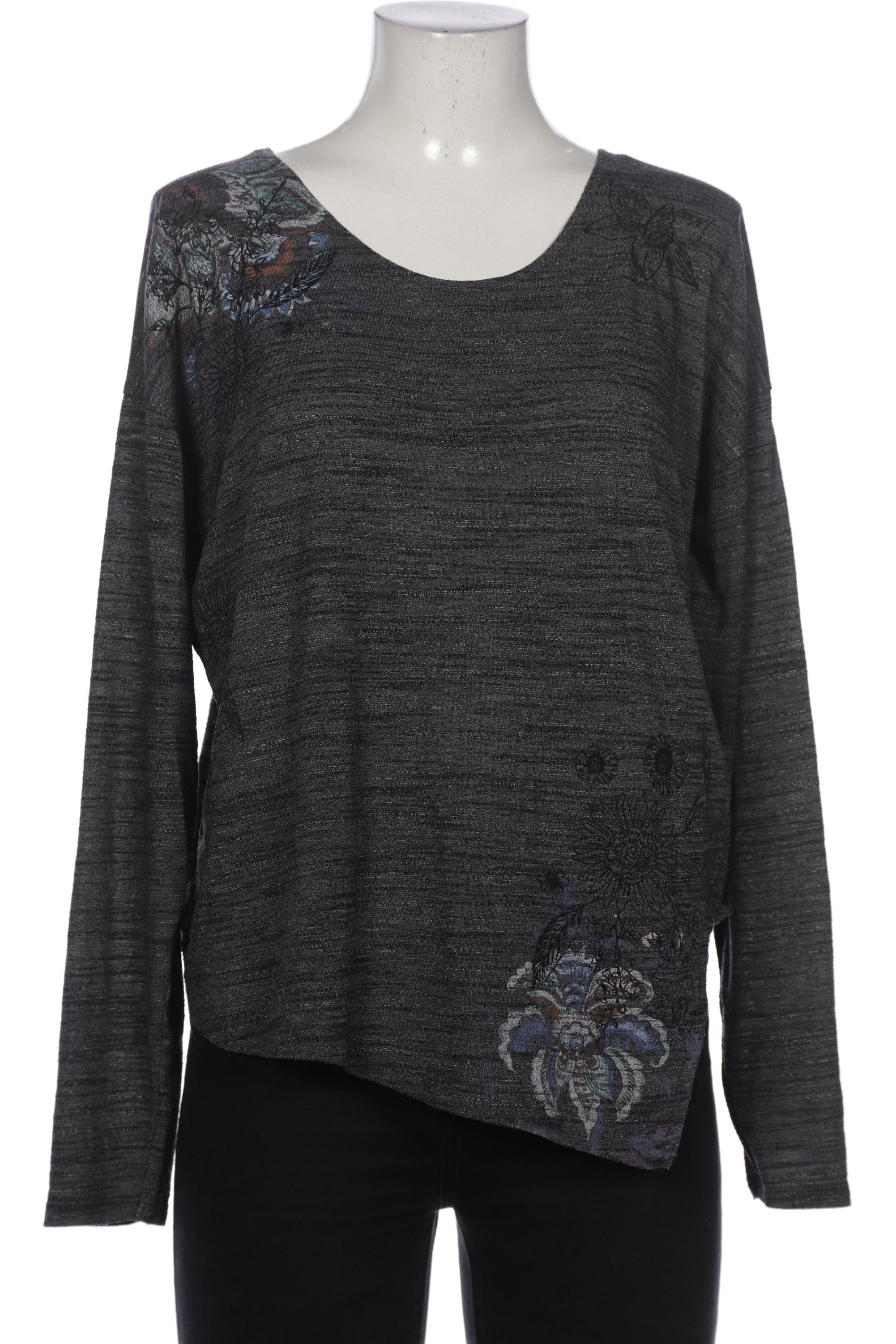 Desigual Damen Langarmshirt, grau, Gr. 42