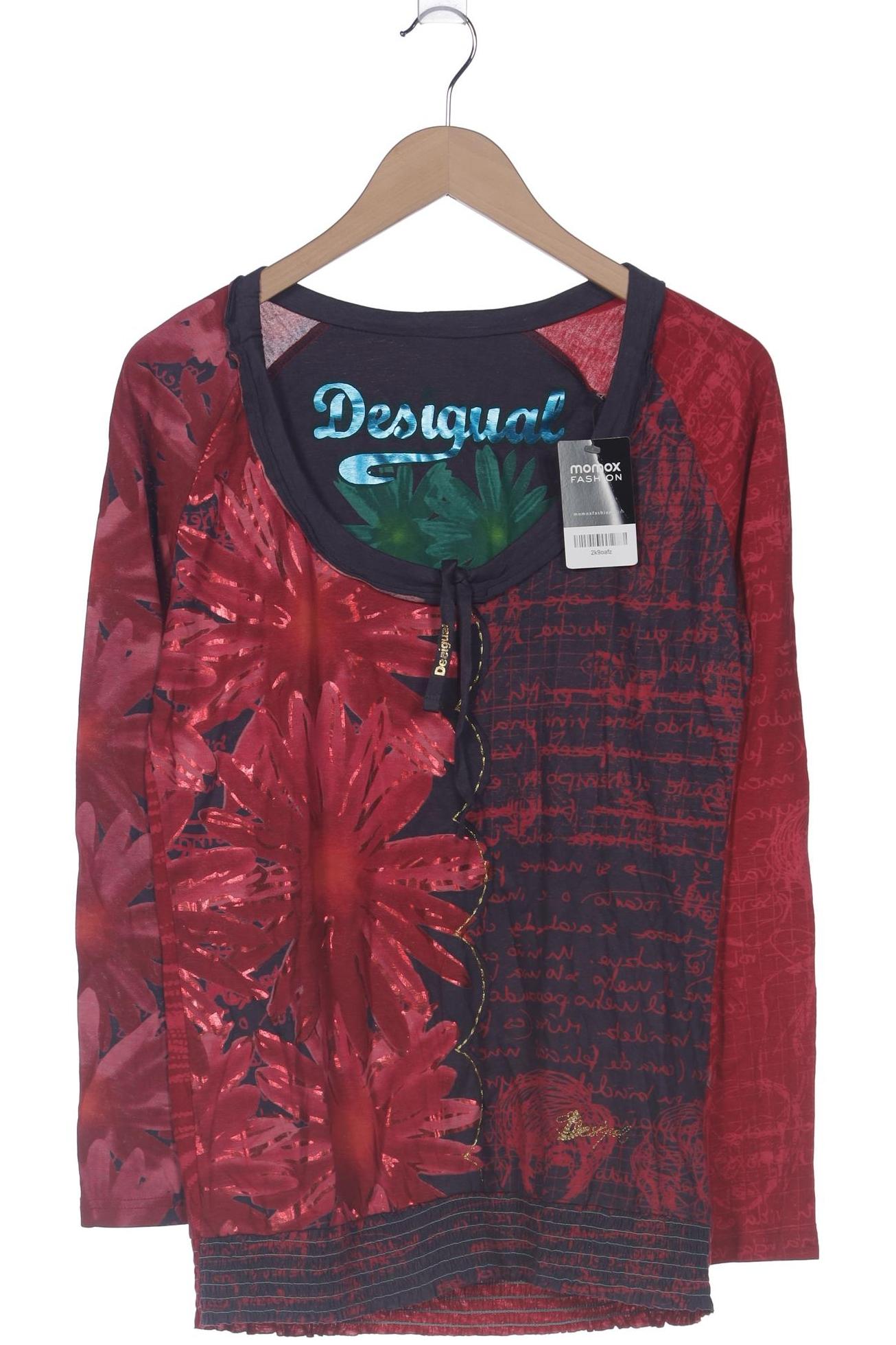 Desigual Damen Langarmshirt, bordeaux, Gr. 44