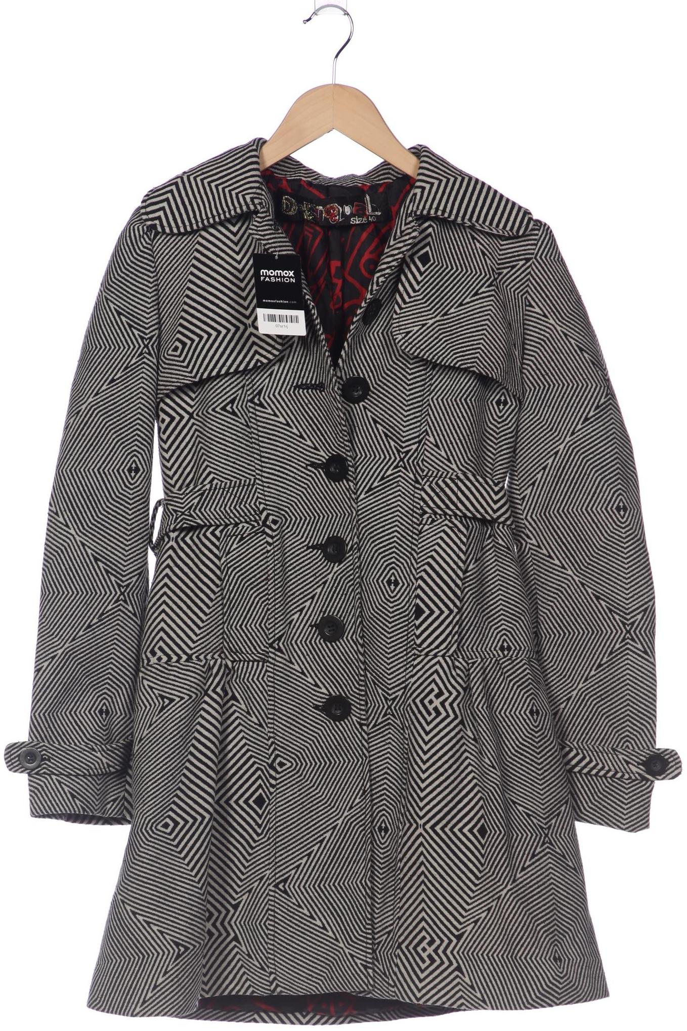 Desigual Damen Mantel, grau, Gr. 40