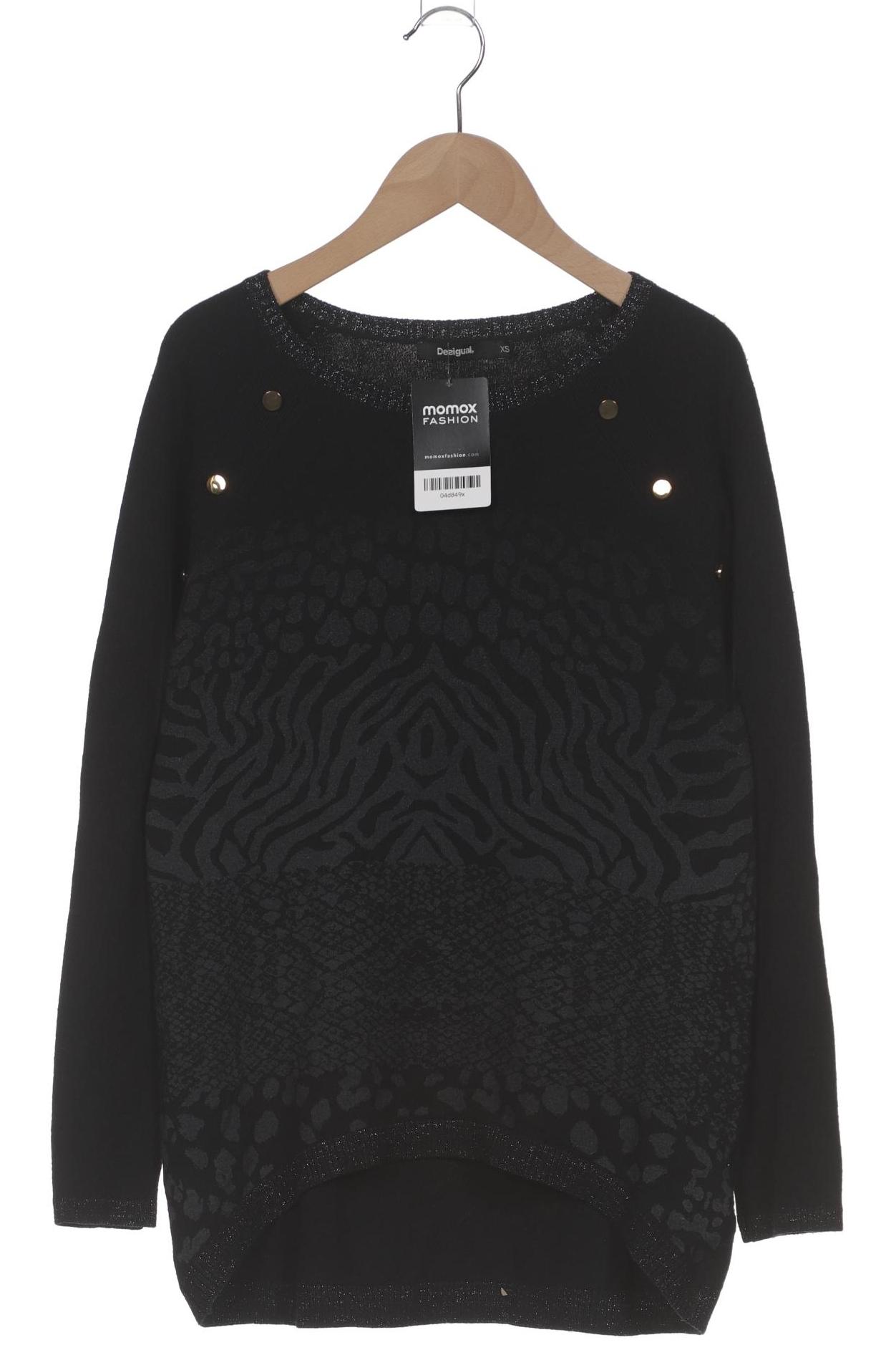 Desigual Damen Pullover, schwarz, Gr. 34