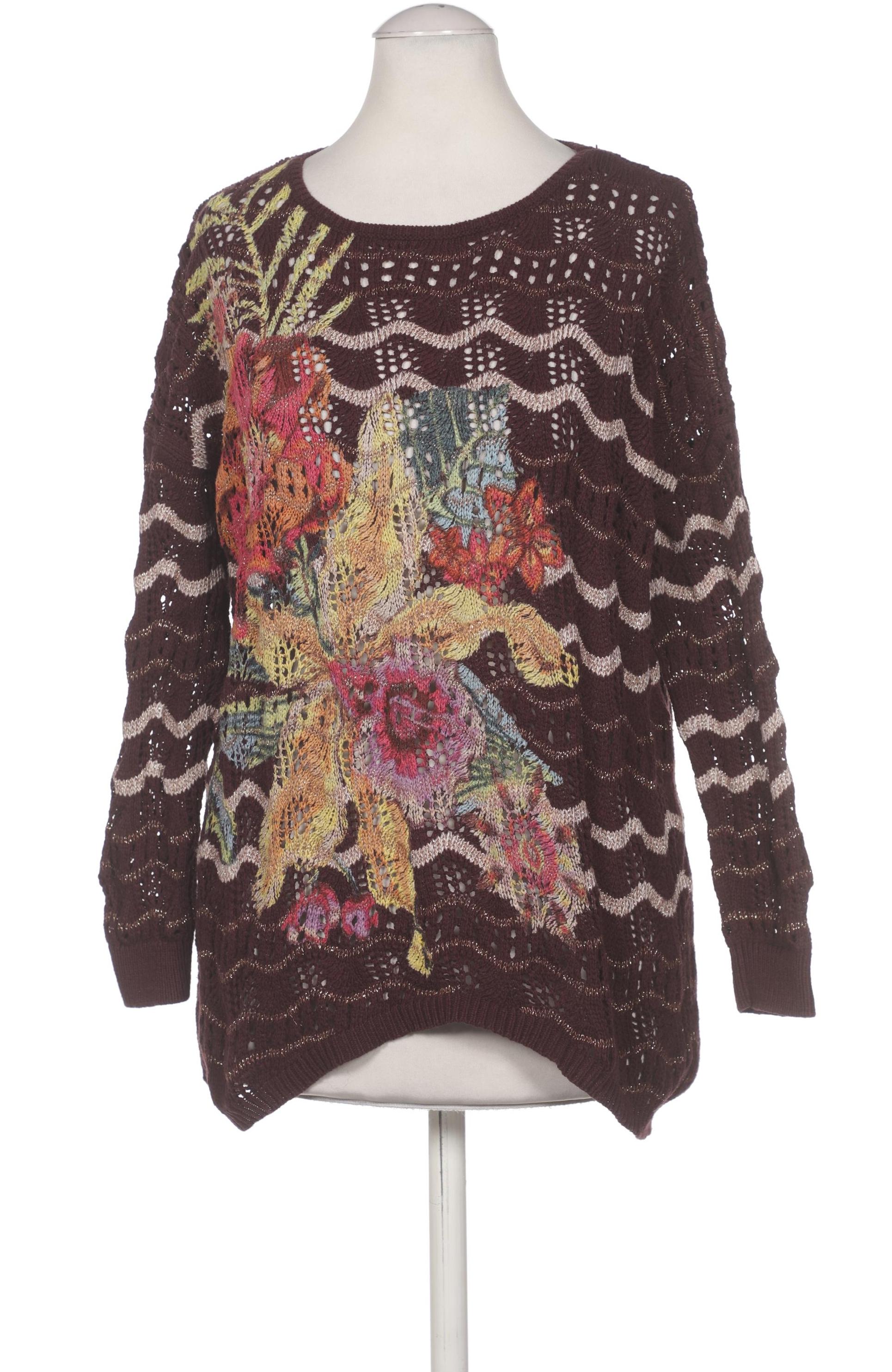 Desigual Damen Pullover, bordeaux, Gr. 34