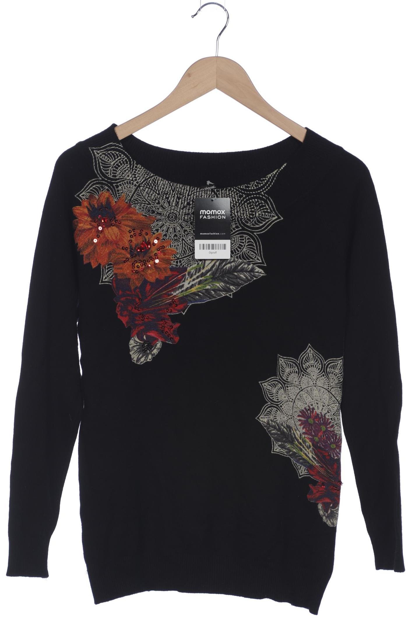 Desigual Damen Pullover, schwarz, Gr. 38