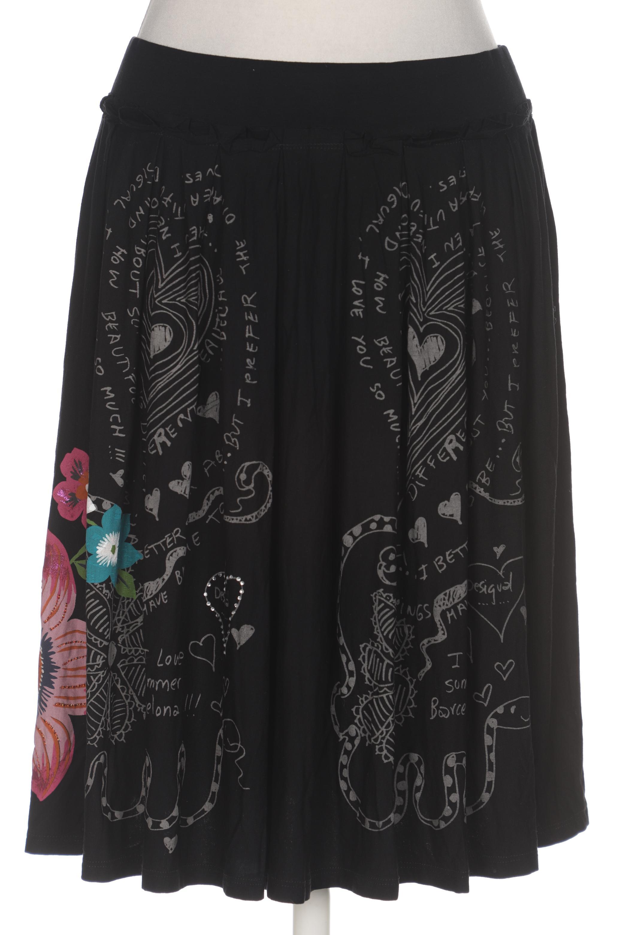 Desigual Damen Rock, schwarz, Gr. 38