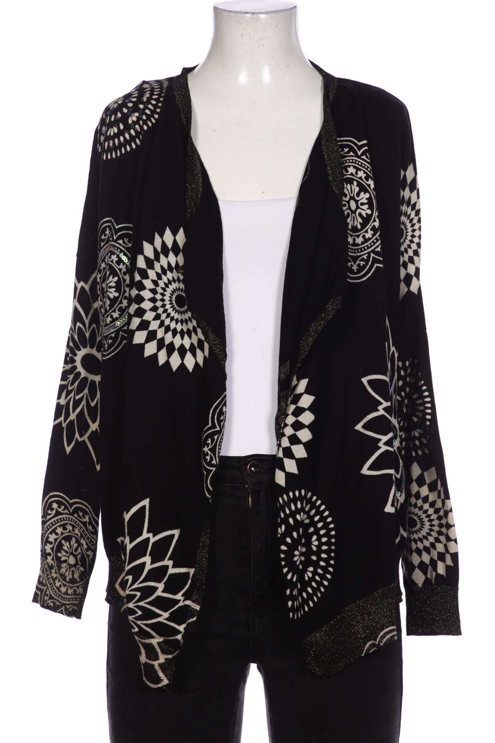 Desigual Damen Strickjacke, schwarz, Gr. 36