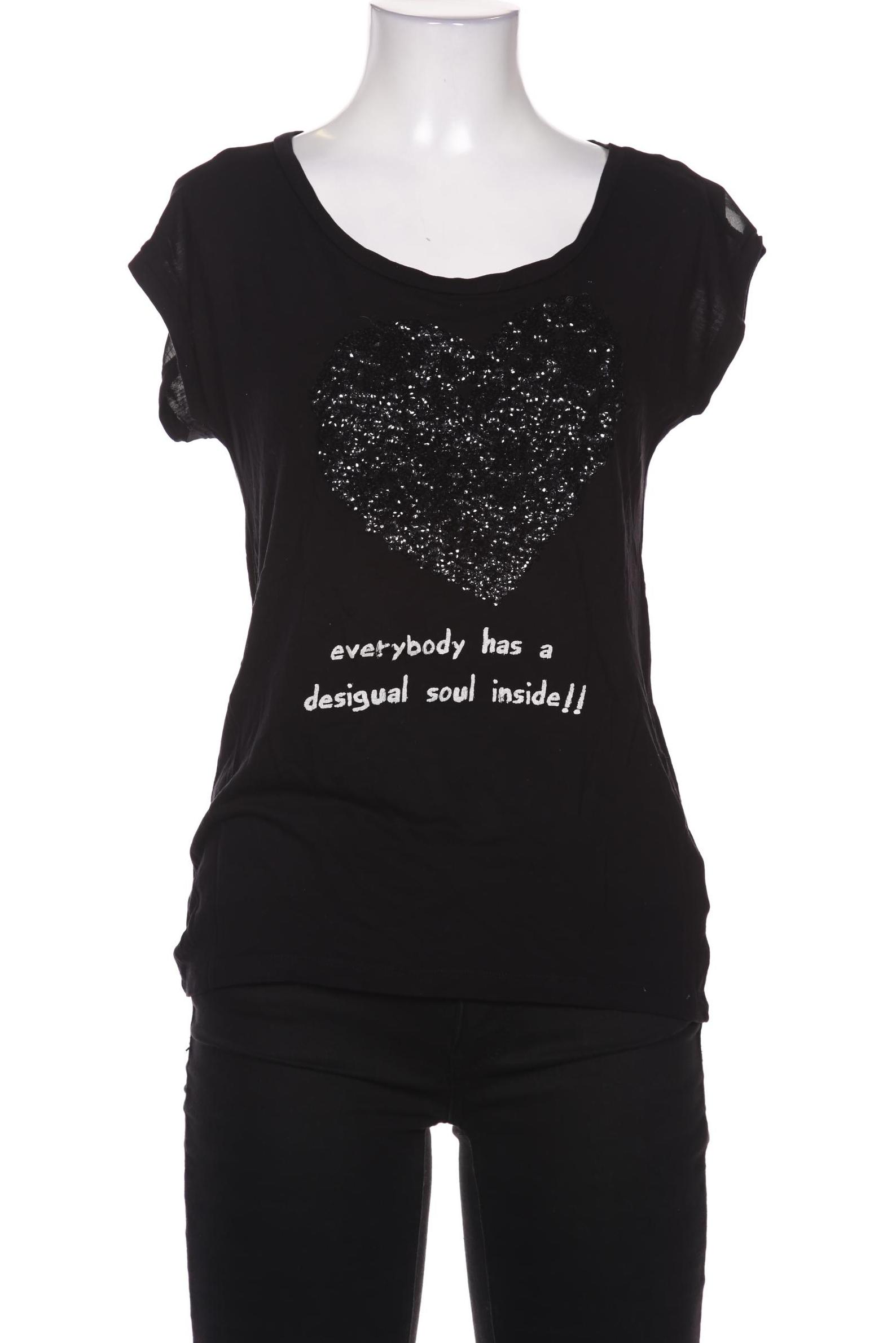 Desigual Damen T-Shirt, schwarz, Gr. 36