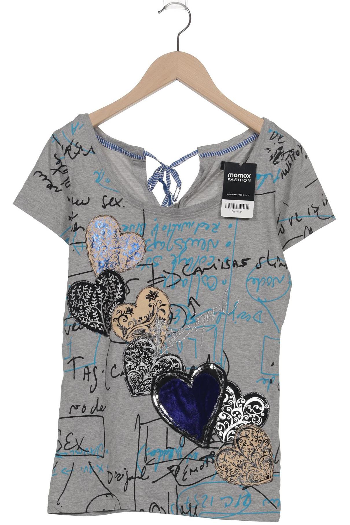 Desigual Damen T-Shirt, grau, Gr. 36