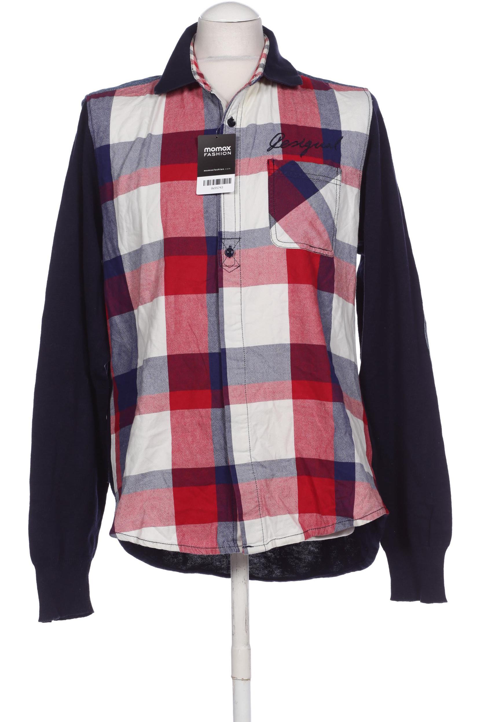 Desigual Herren Hemd, blau, Gr. 48