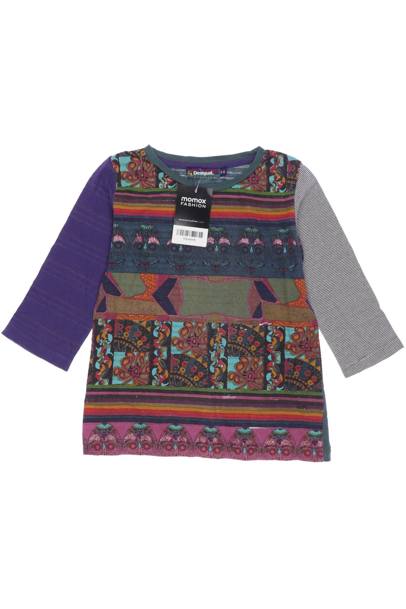 Desigual Damen Langarmshirt, mehrfarbig, Gr. 116