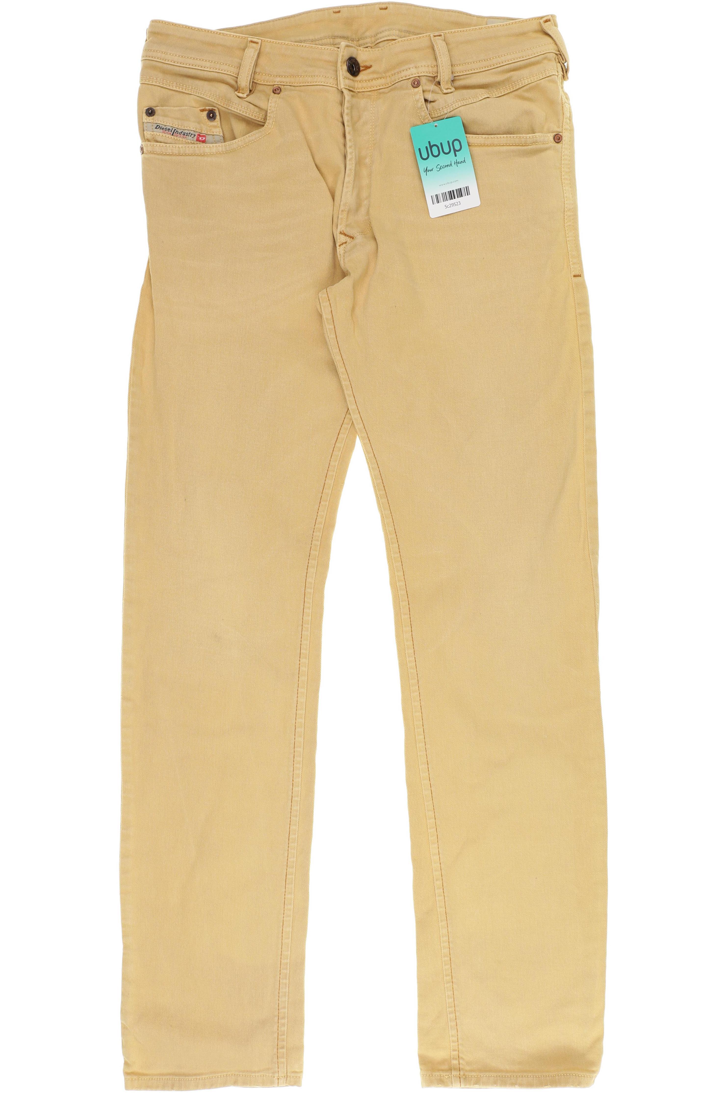 Diesel Herren Jeans, gelb, Gr. 30