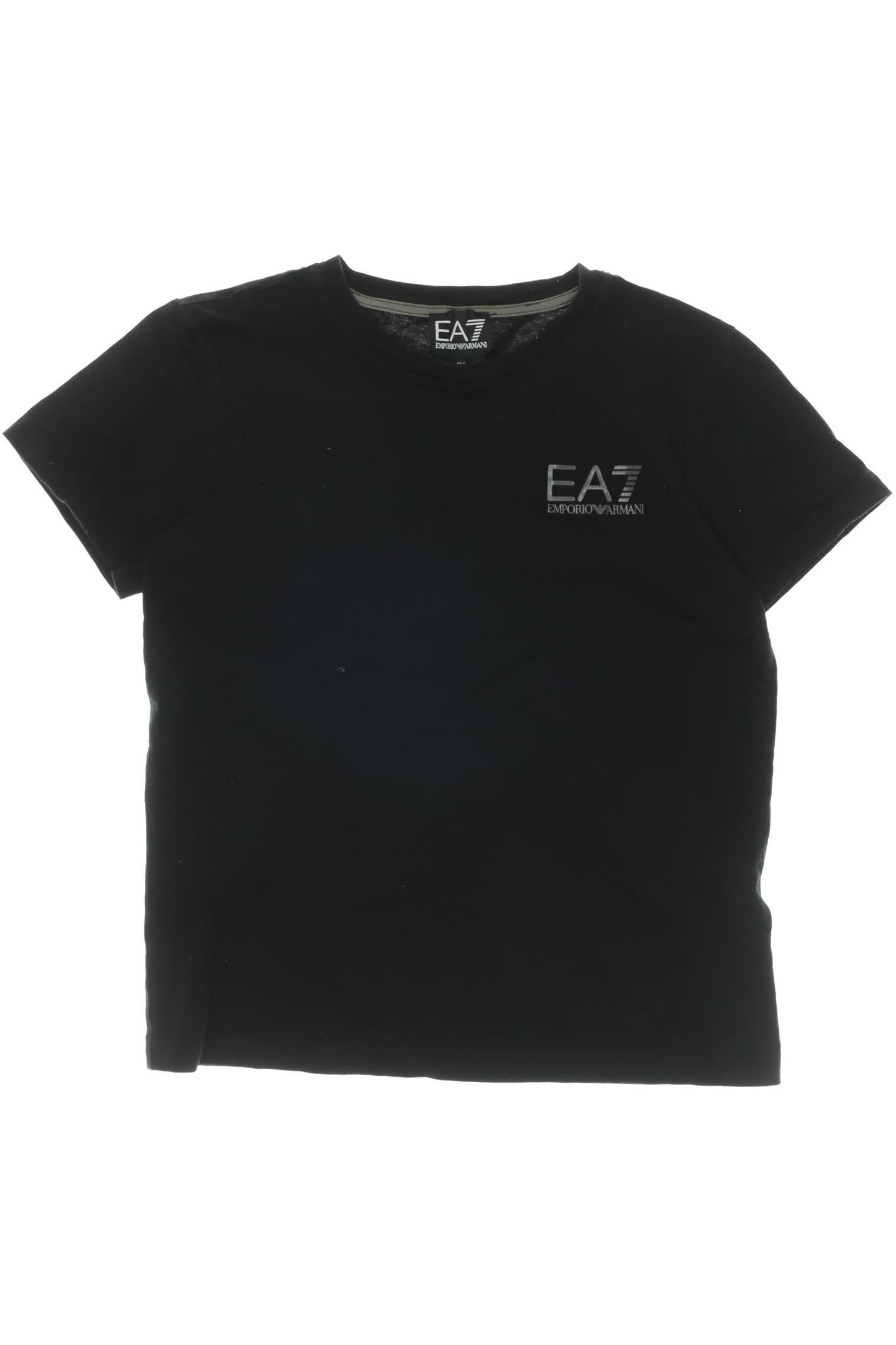 EA7 Emporio Armani Jungen T-Shirt, schwarz, Gr. 140