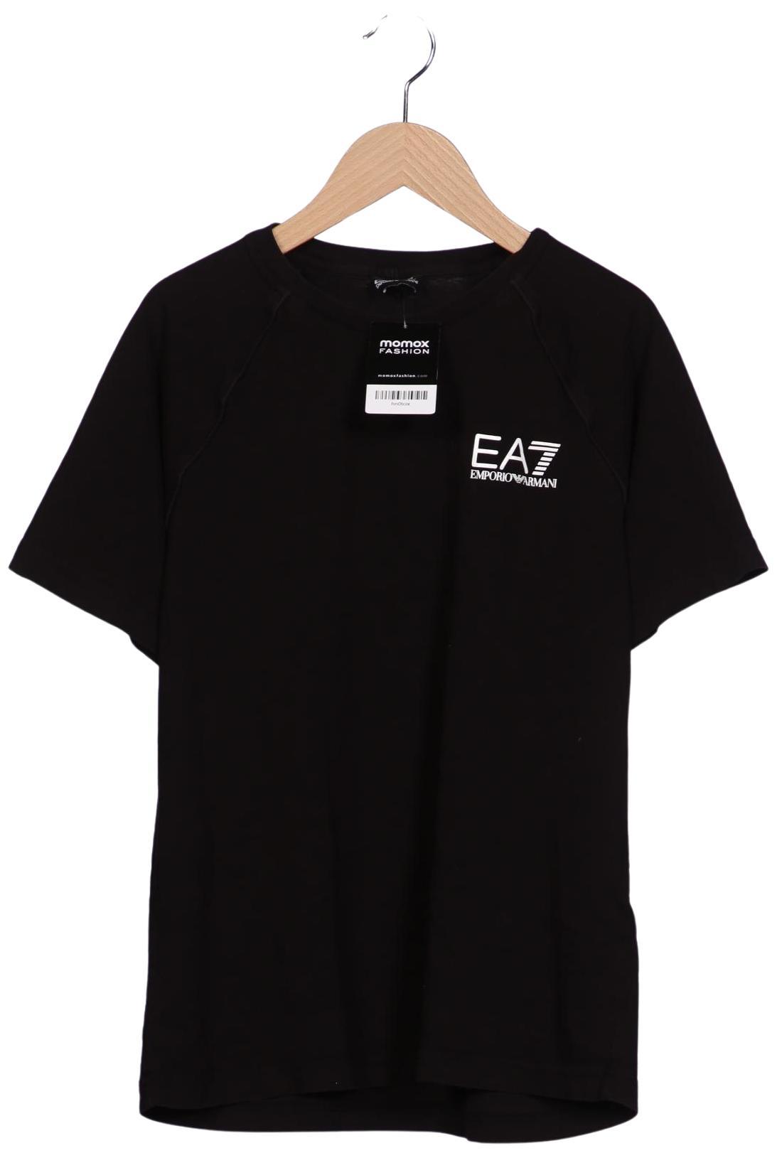 EA7 Emporio Armani Herren T-Shirt, schwarz, Gr. 48