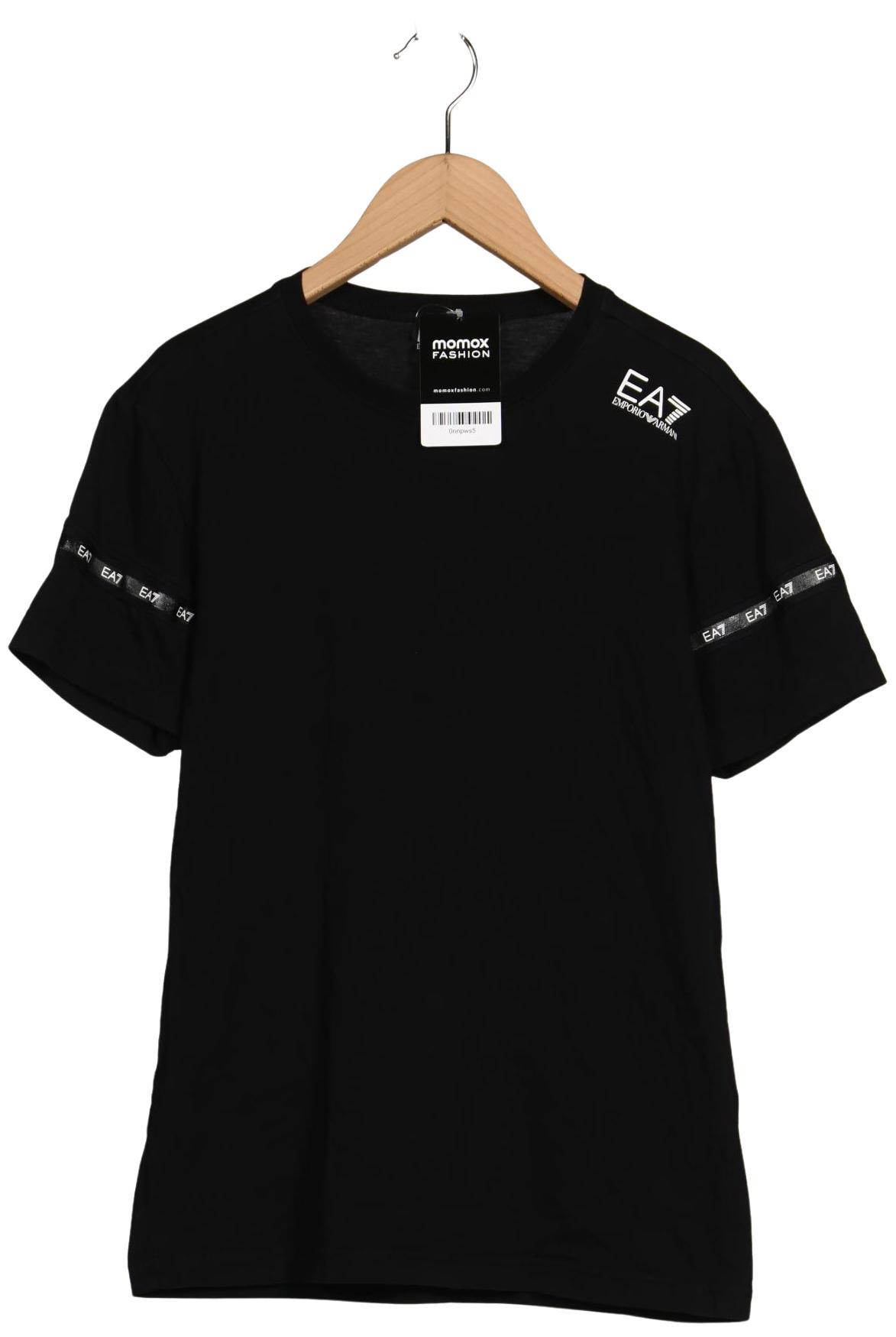 EA7 Emporio Armani Herren T-Shirt, schwarz, Gr. 44