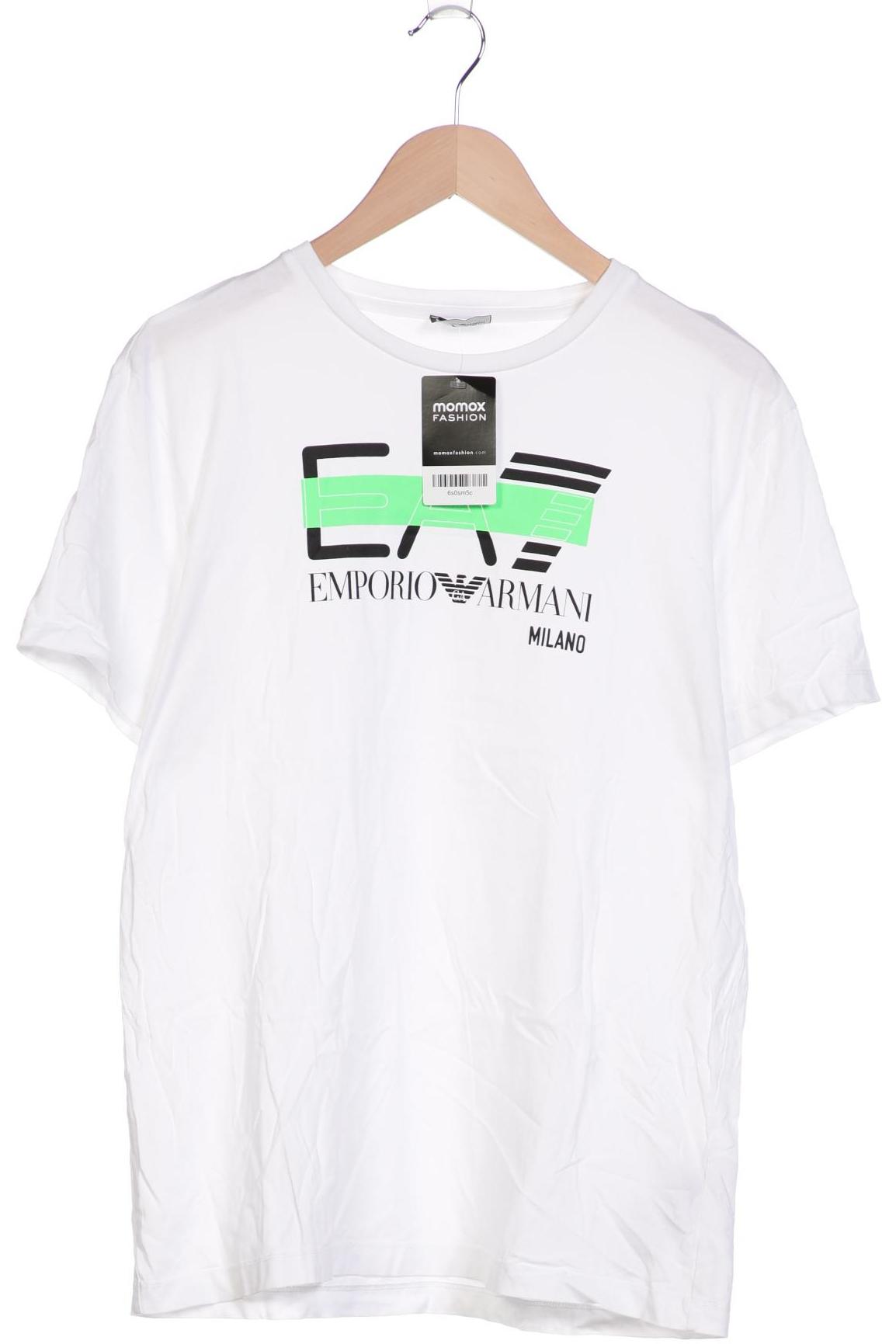 EA7 Emporio Armani Herren T-Shirt, weiß, Gr. 54