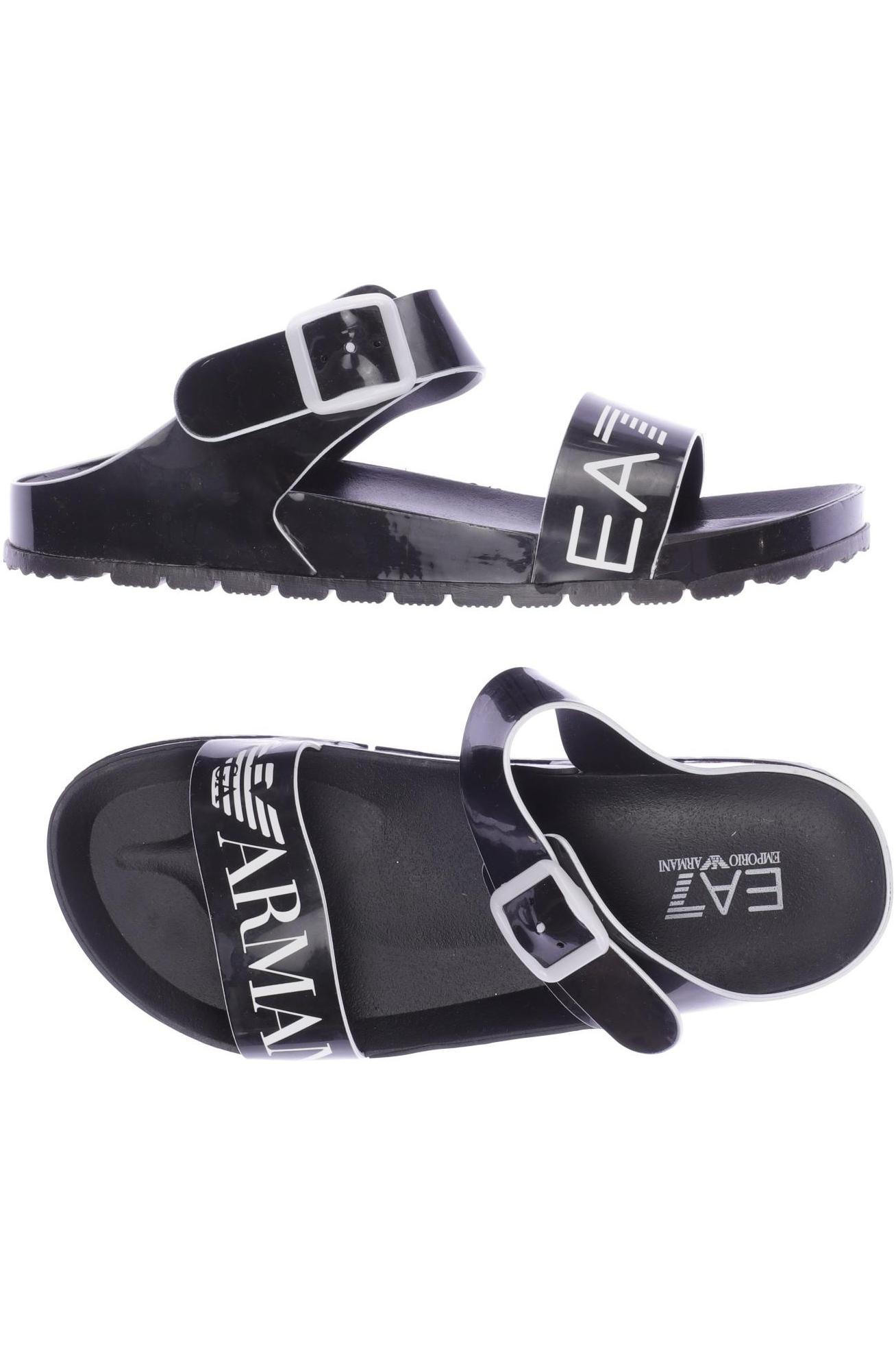 EA7 Emporio Armani Damen Sandale, schwarz, Gr. 38