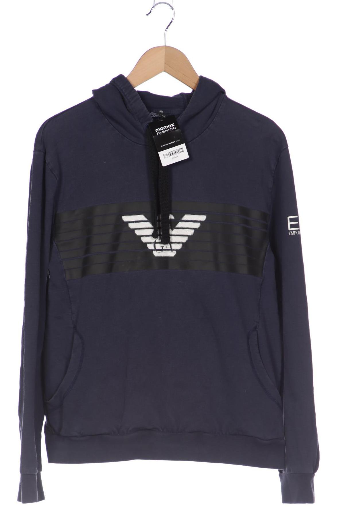 EA7 Emporio Armani Herren Kapuzenpullover, blau, Gr. 48