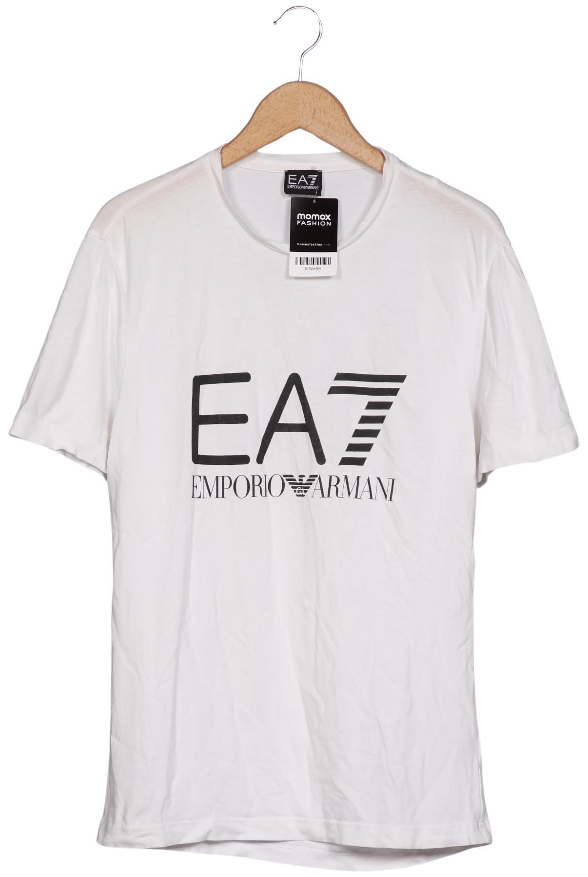 EA7 Emporio Armani Herren T-Shirt, weiß, Gr. 46