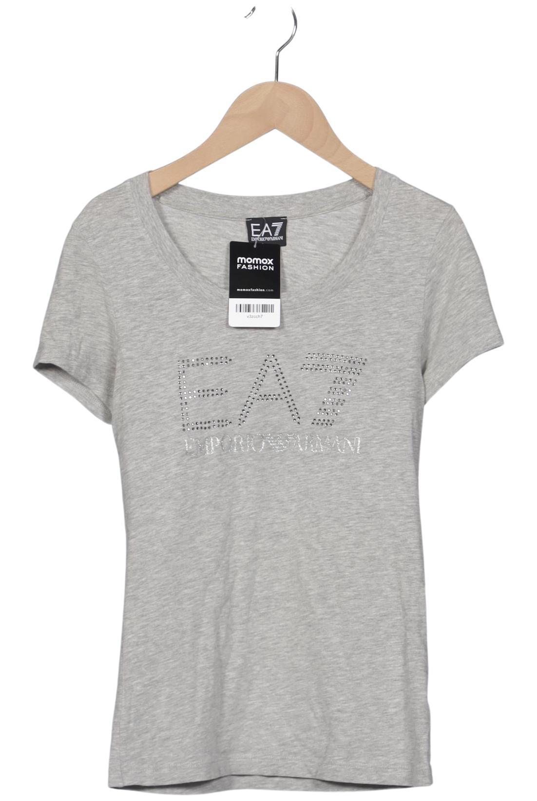 EA7 Emporio Armani Damen T-Shirt, grau, Gr. 32