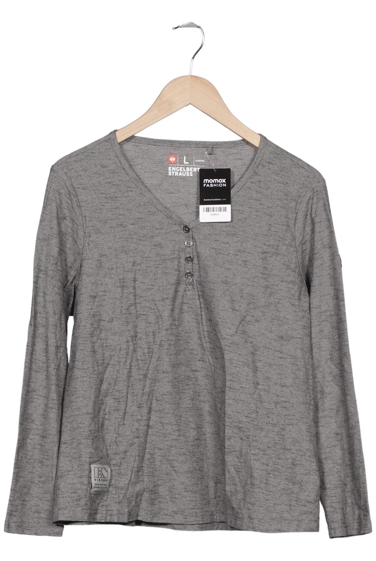 engelbert strauss Damen Langarmshirt, grau, Gr. 42