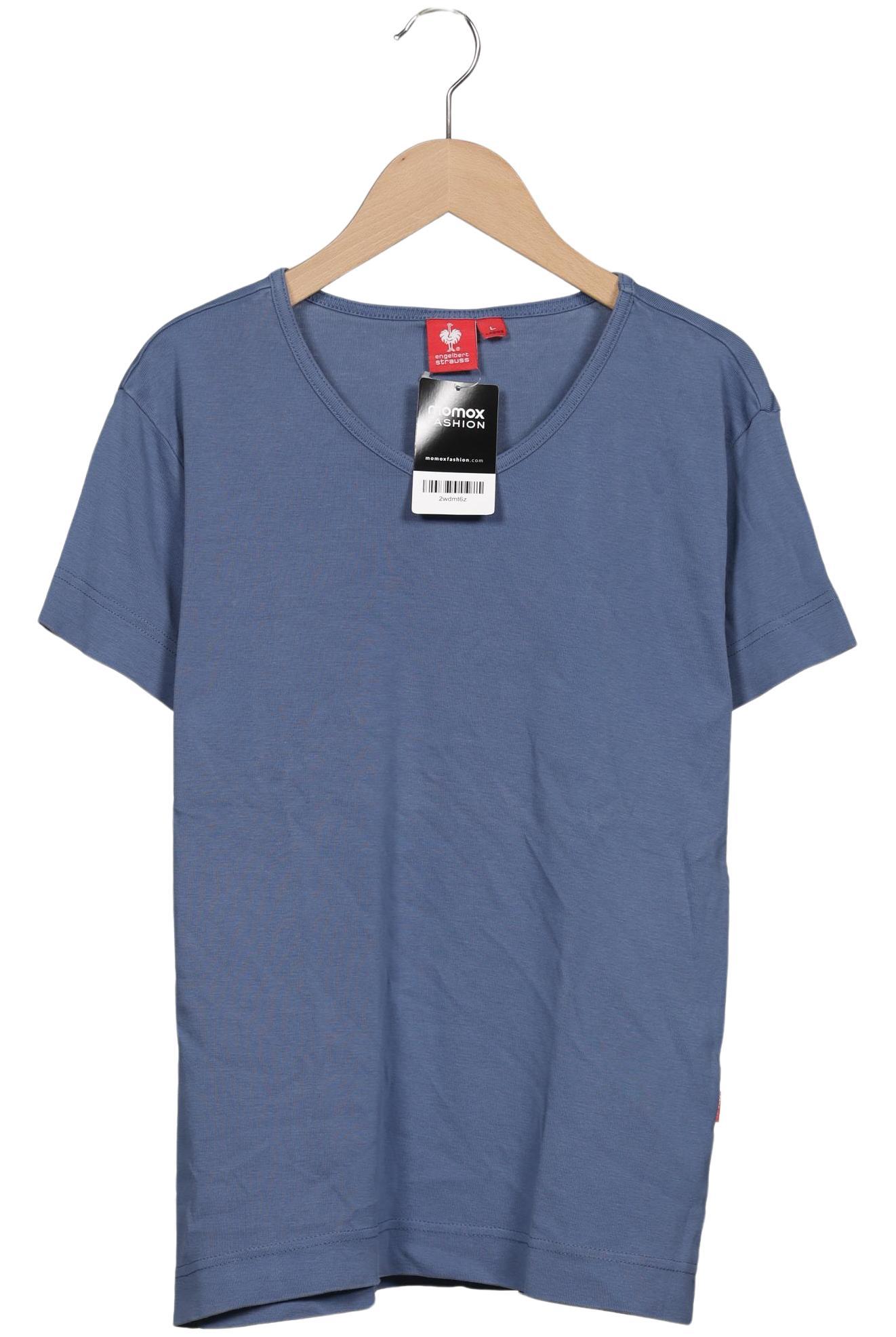 engelbert strauss Damen T-Shirt, blau, Gr. 42