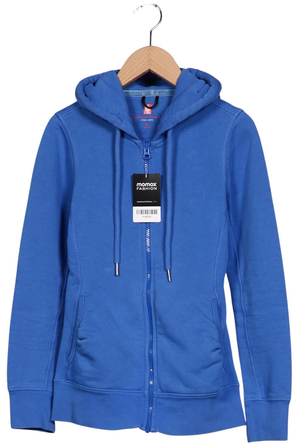 engelbert strauss Damen Kapuzenpullover, blau, Gr. 34