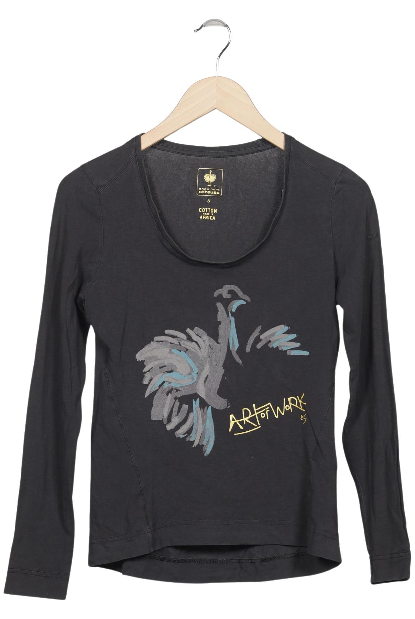 engelbert strauss Damen Langarmshirt, grau, Gr. 36