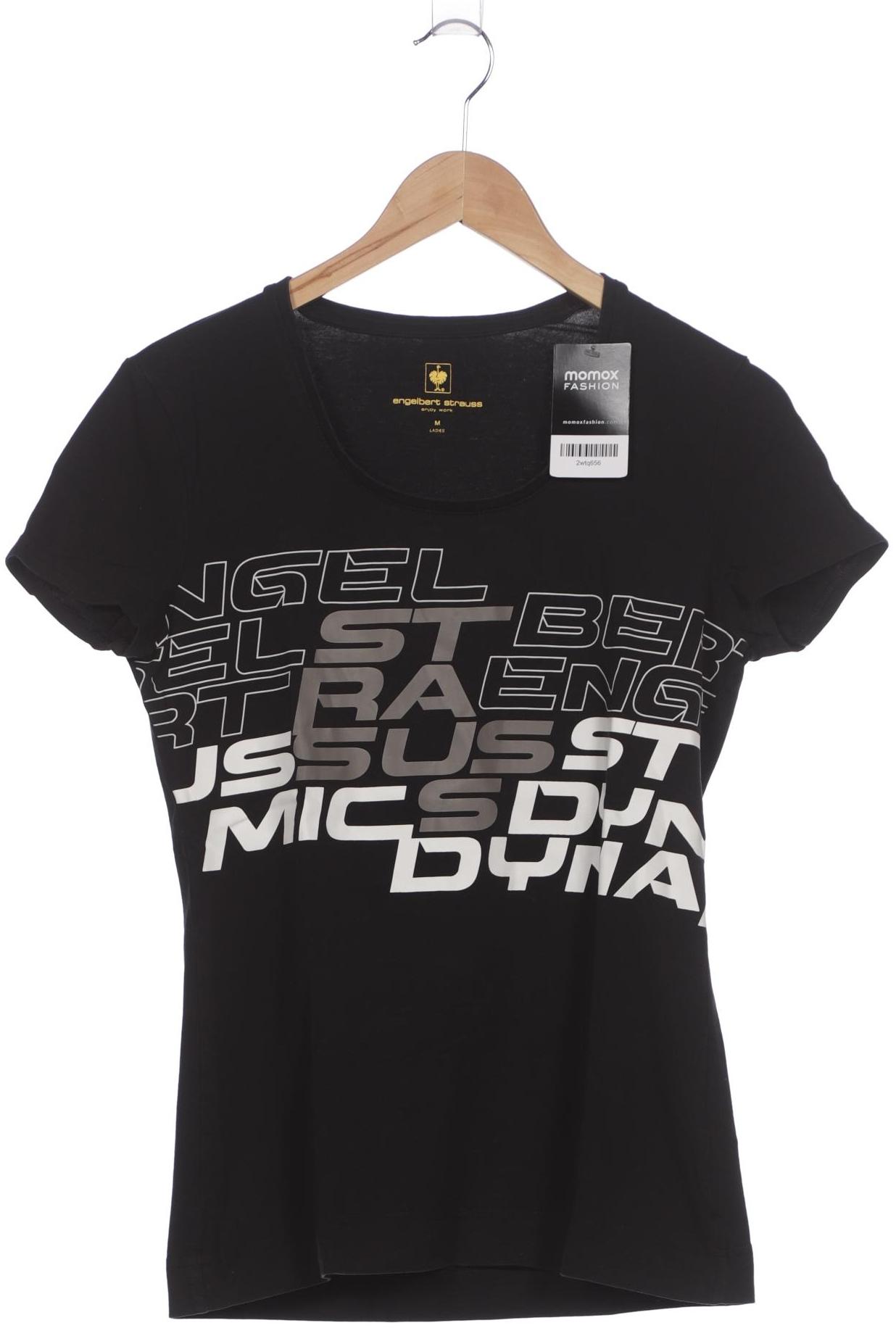 engelbert strauss Damen T-Shirt, schwarz, Gr. 38