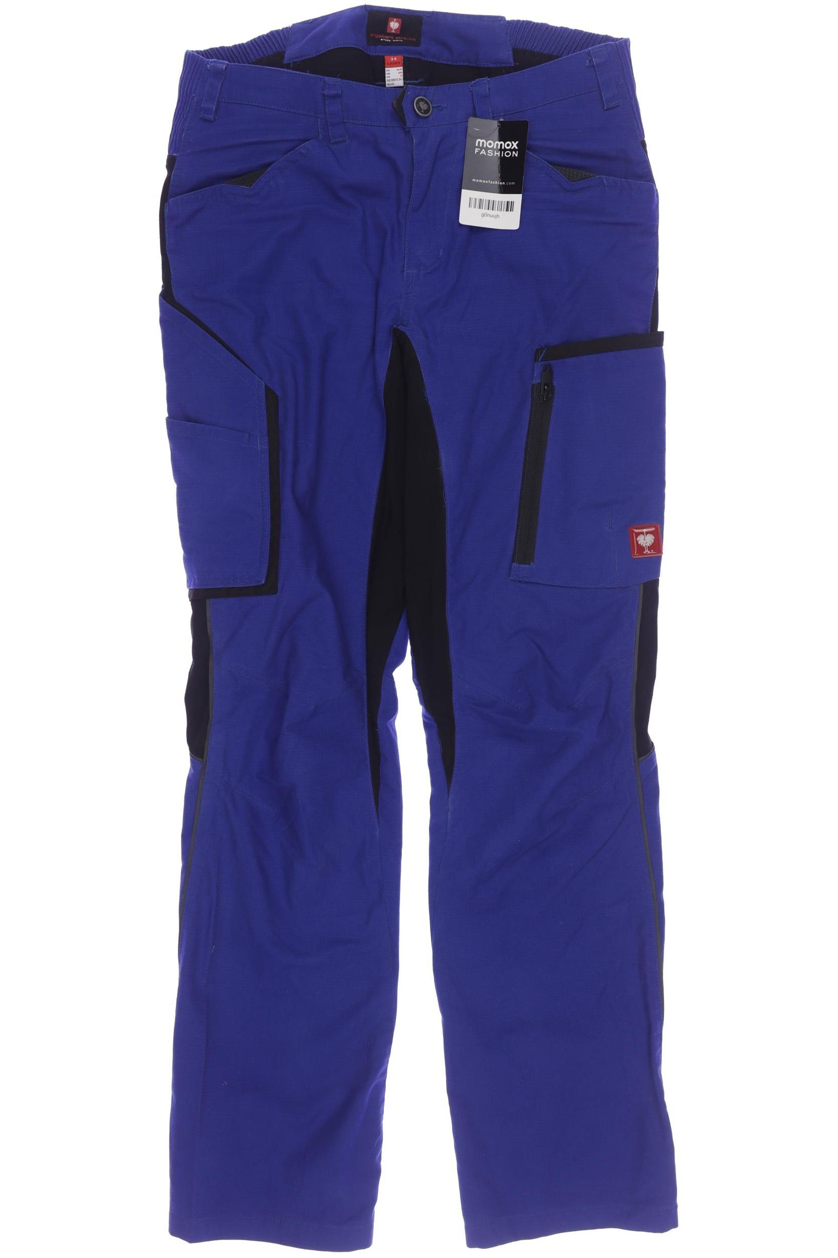 engelbert strauss Damen Stoffhose, blau, Gr. 34