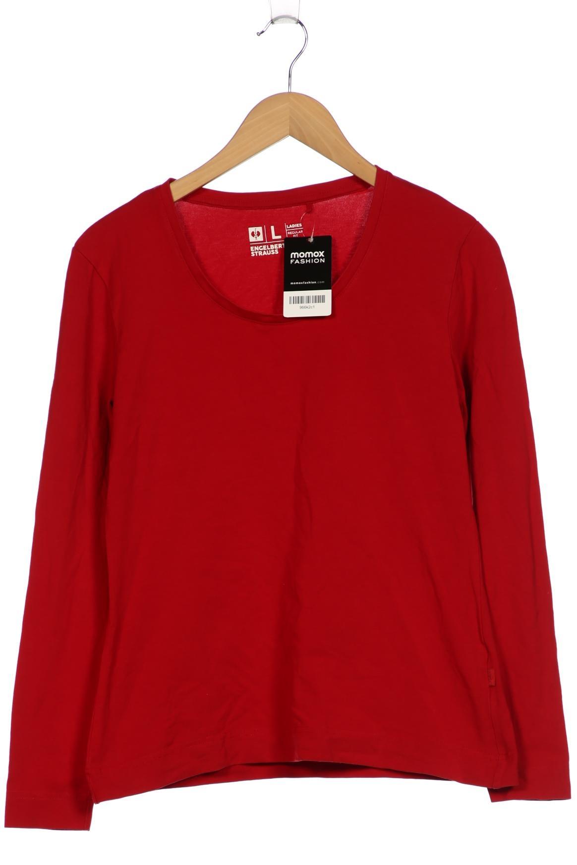 engelbert strauss Damen Langarmshirt, rot, Gr. 42
