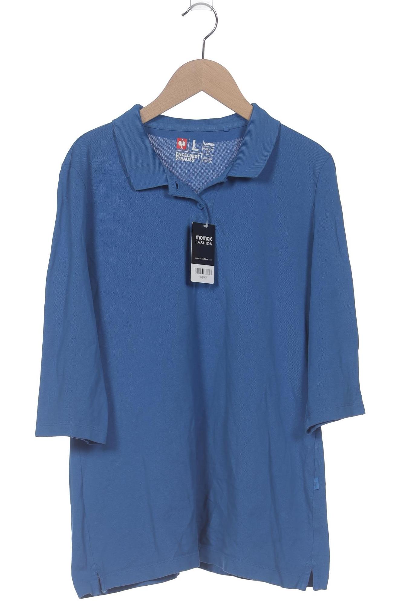 engelbert strauss Damen Poloshirt, blau, Gr. 42