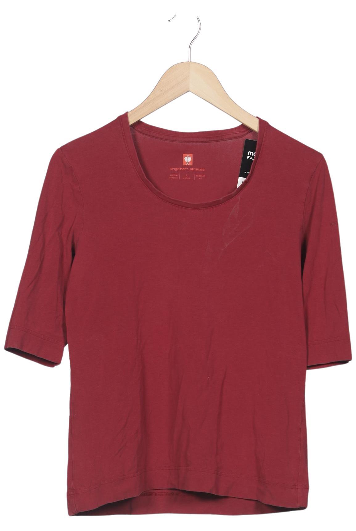engelbert strauss Damen Langarmshirt, rot, Gr. 42