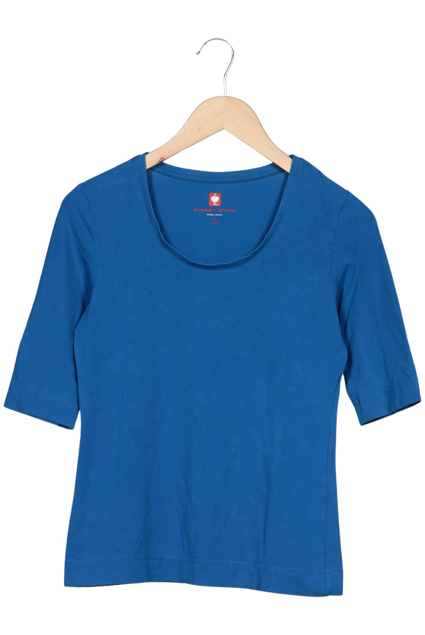 engelbert strauss Damen T-Shirt, blau, Gr. 36