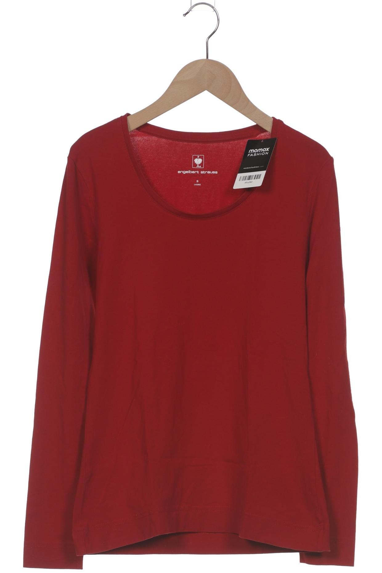 engelbert strauss Damen Langarmshirt, rot, Gr. 36