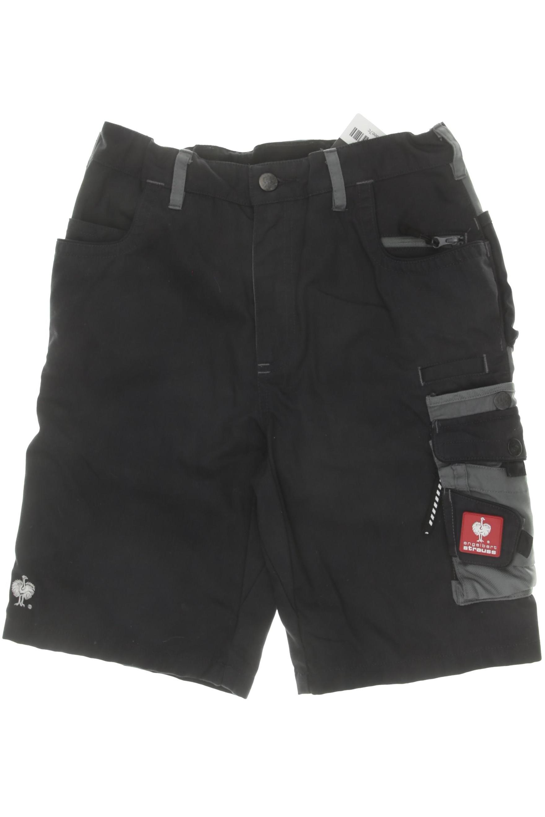 engelbert strauss Jungen Shorts, schwarz, Gr. 146