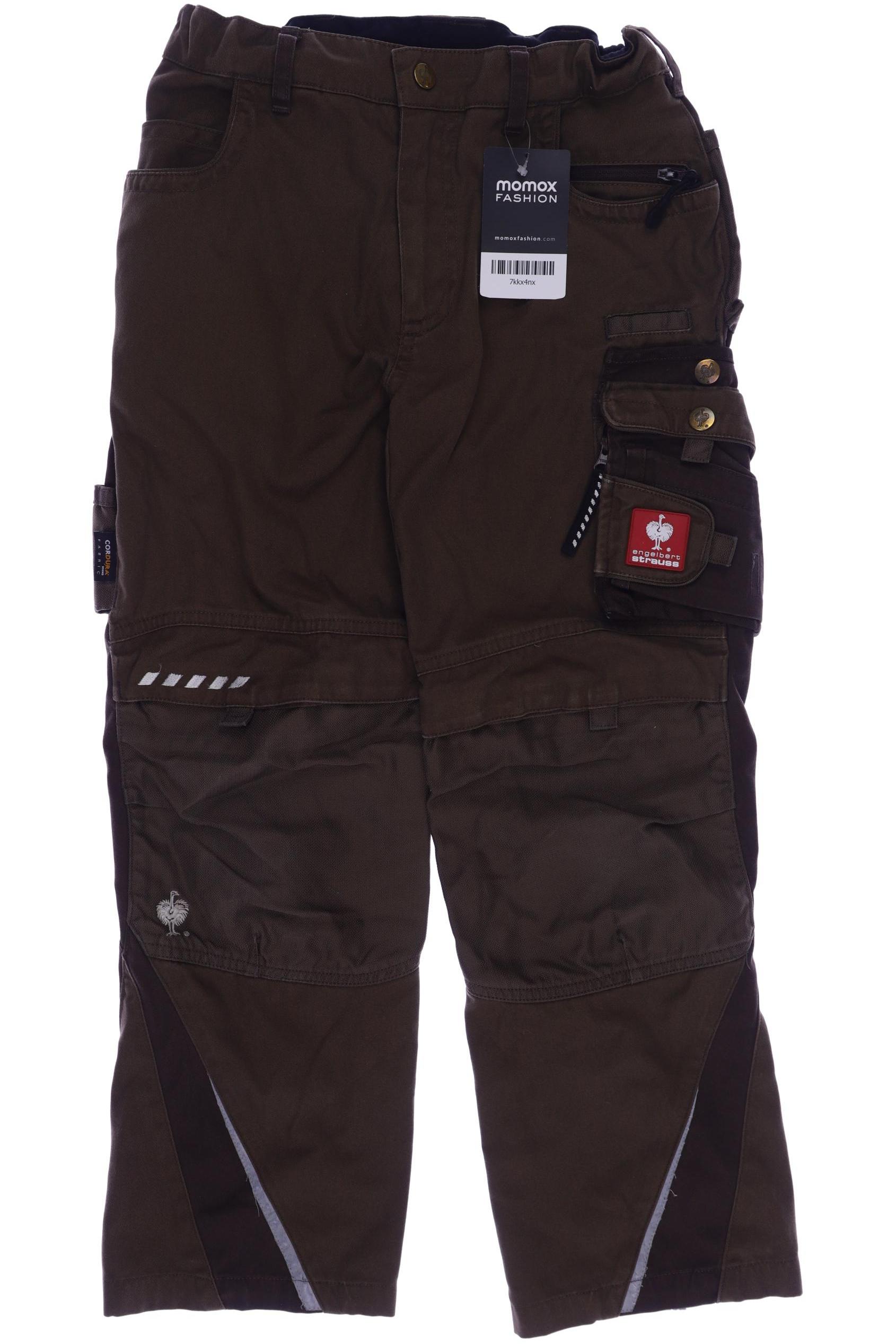 engelbert strauss Jungen Stoffhose, braun, Gr. 134