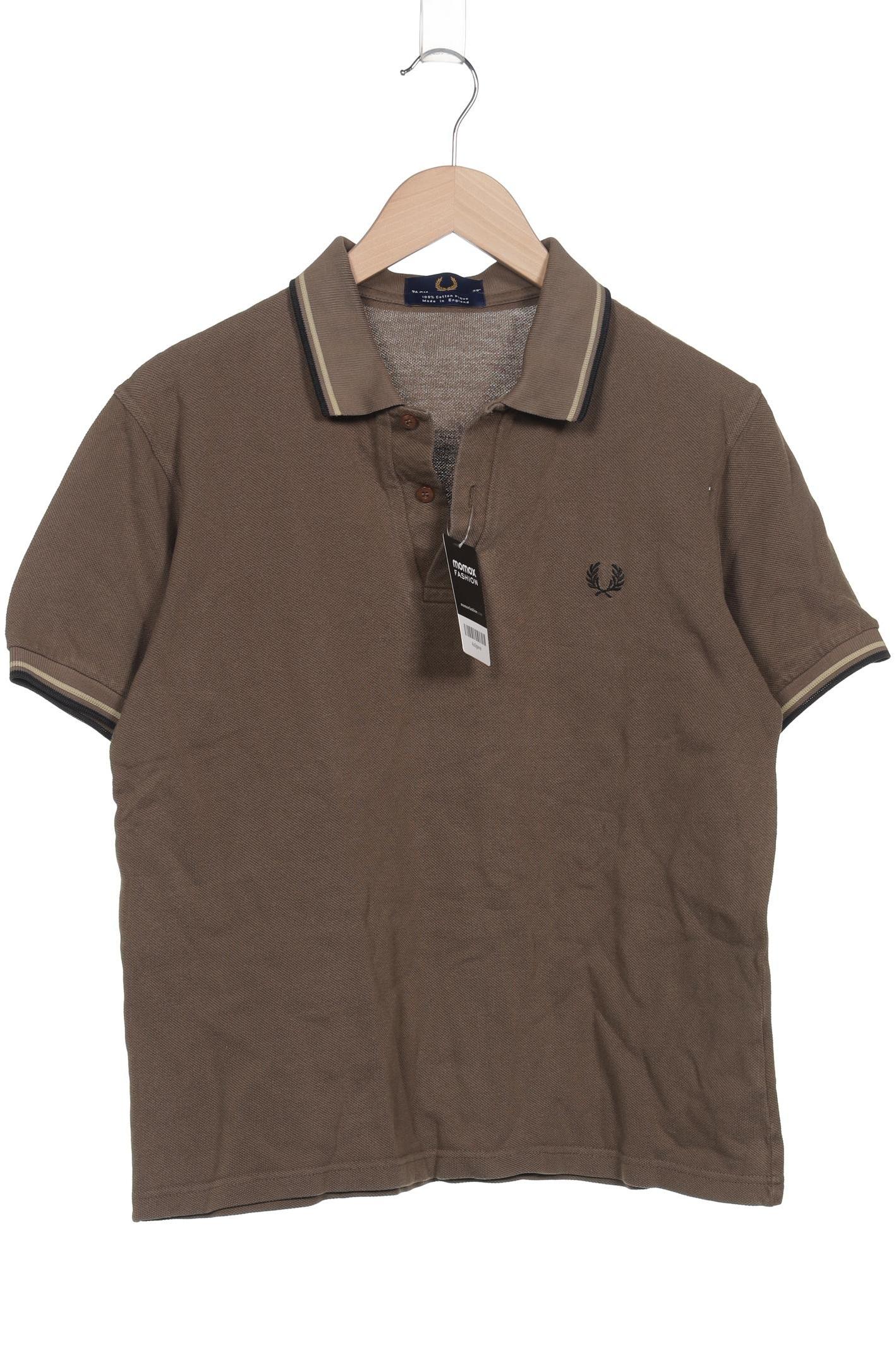 Fred Perry Herren Poloshirt, braun, Gr. 46