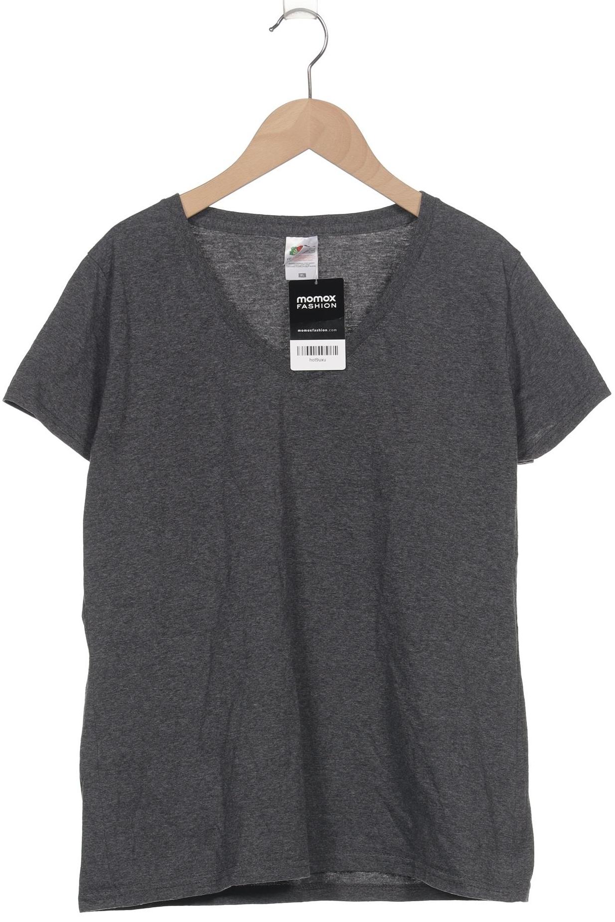 Fruit of the Loom Damen T-Shirt, grau, Gr. 44