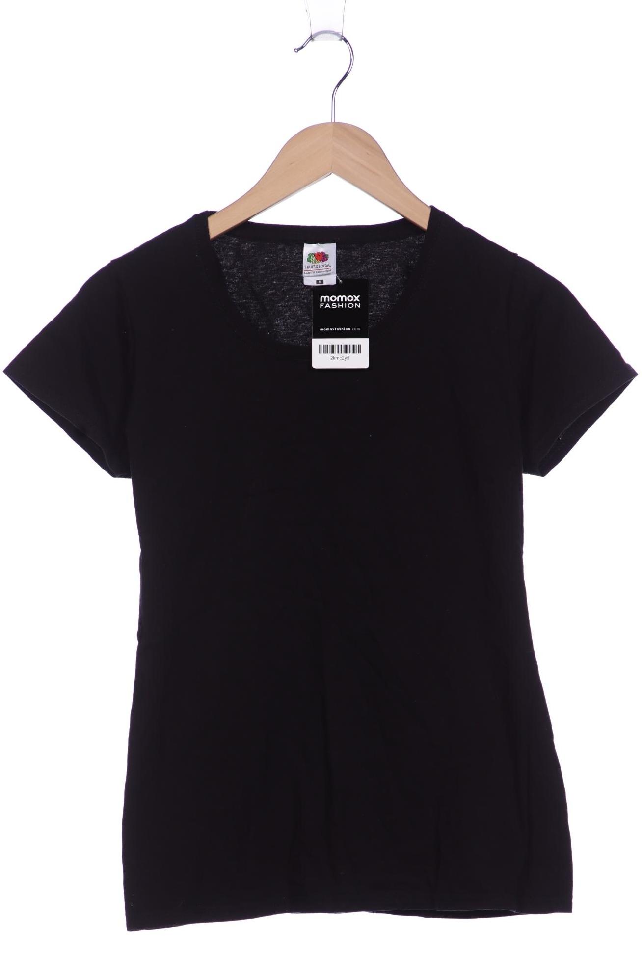 Fruit of the Loom Damen T-Shirt, schwarz, Gr. 38