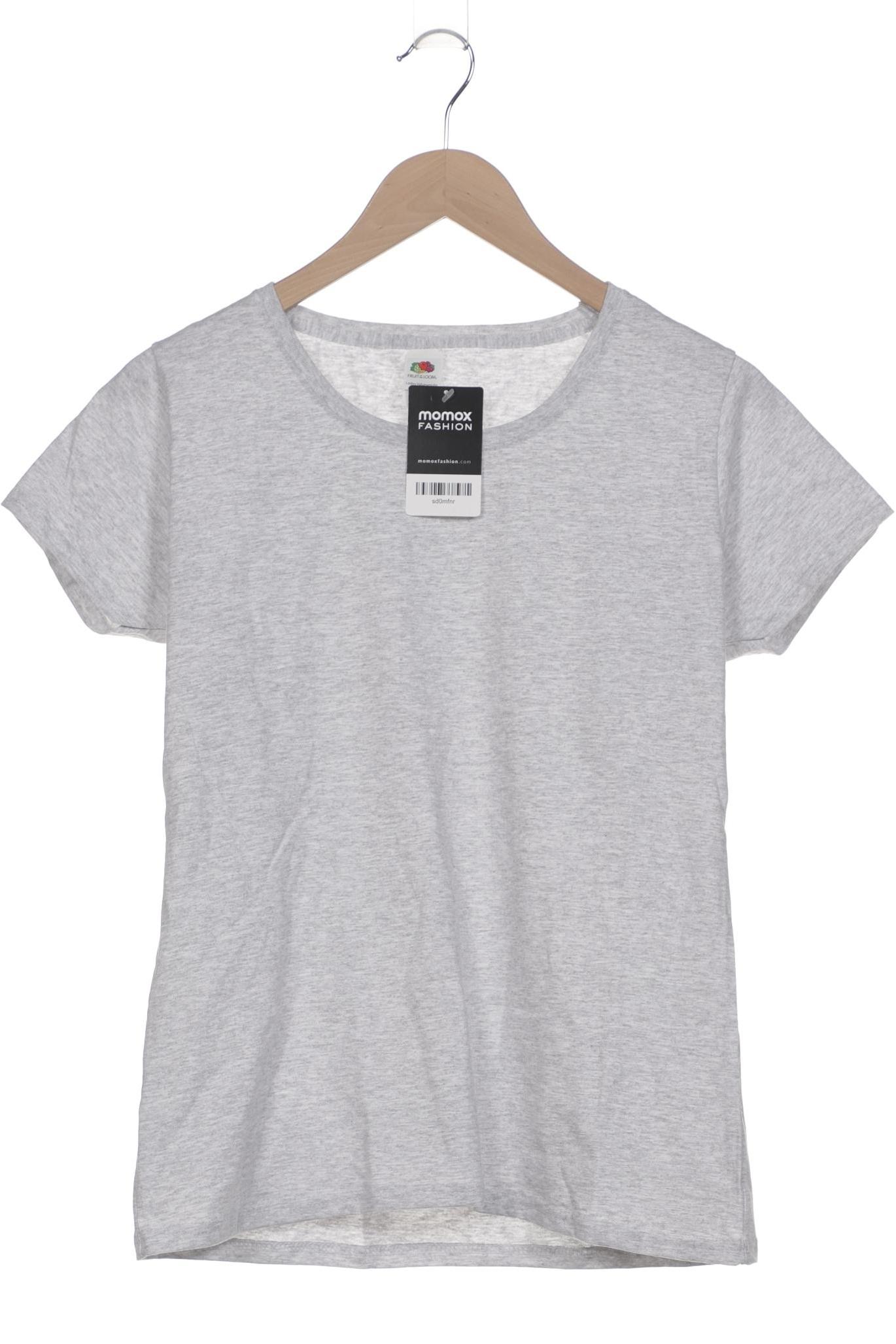 Fruit of the Loom Damen T-Shirt, grau, Gr. 42