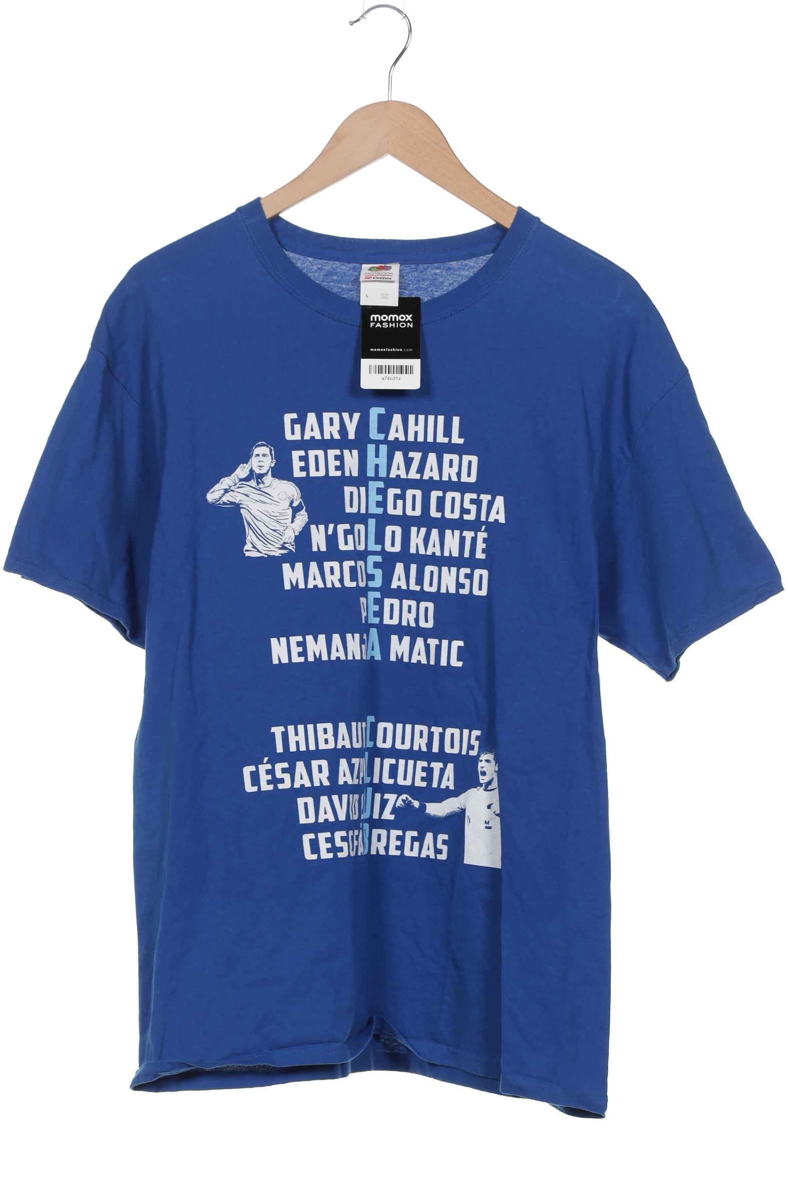 Fruit of the Loom Herren T-Shirt, blau, Gr. 52
