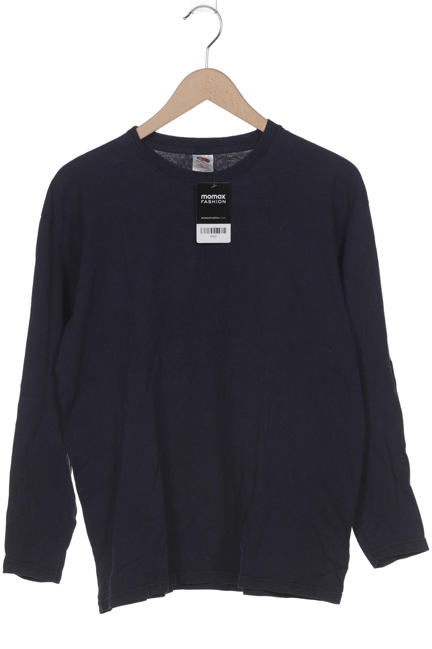 Fruit of the Loom Herren Langarmshirt, marineblau, Gr. 52