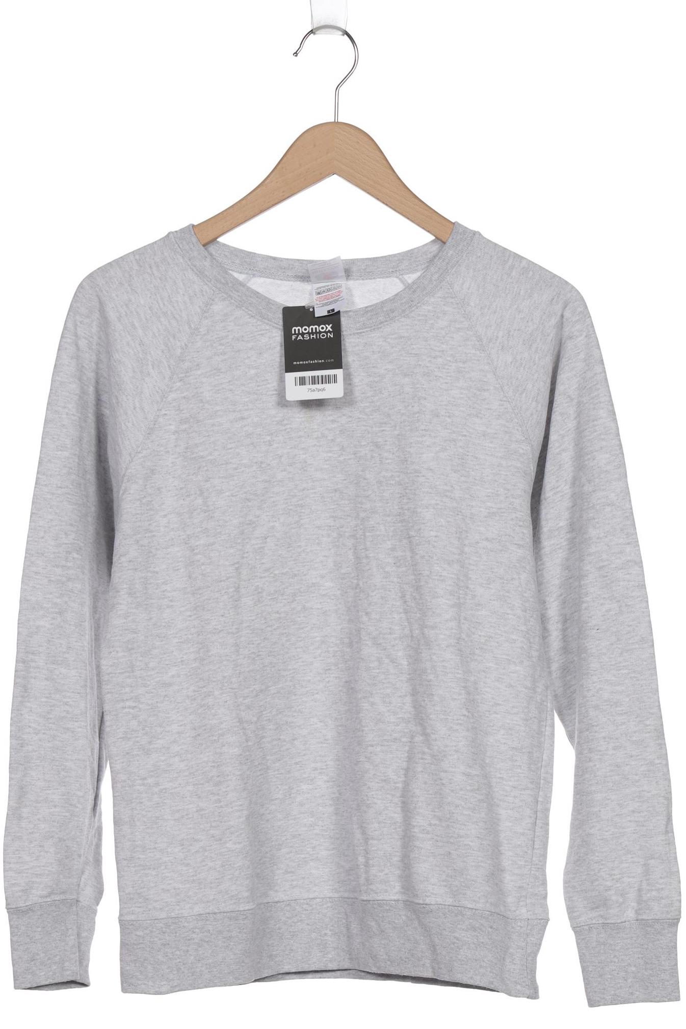 Fruit of the Loom Damen Sweatshirt, grau, Gr. 42