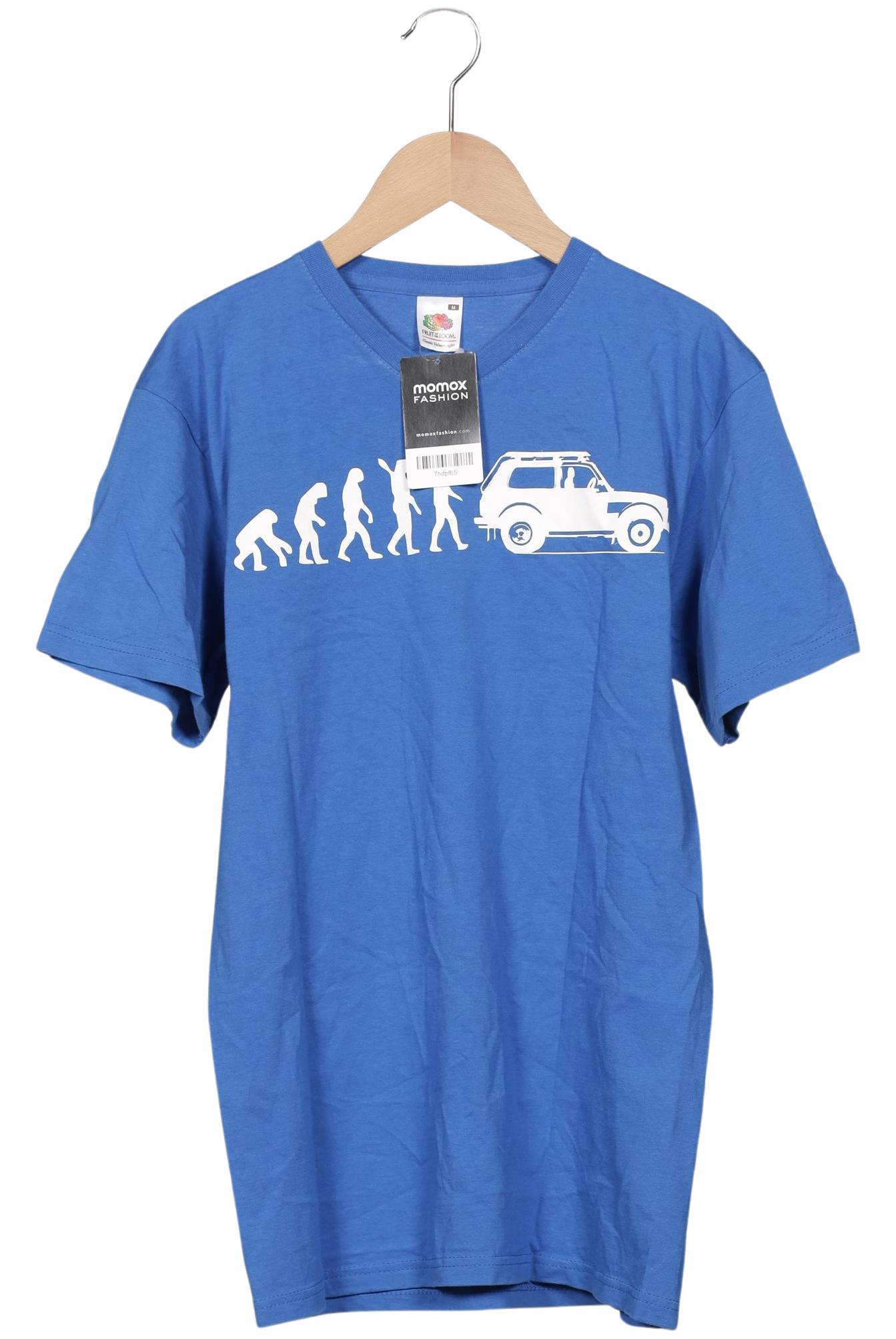 Fruit of the Loom Herren T-Shirt, blau, Gr. 48