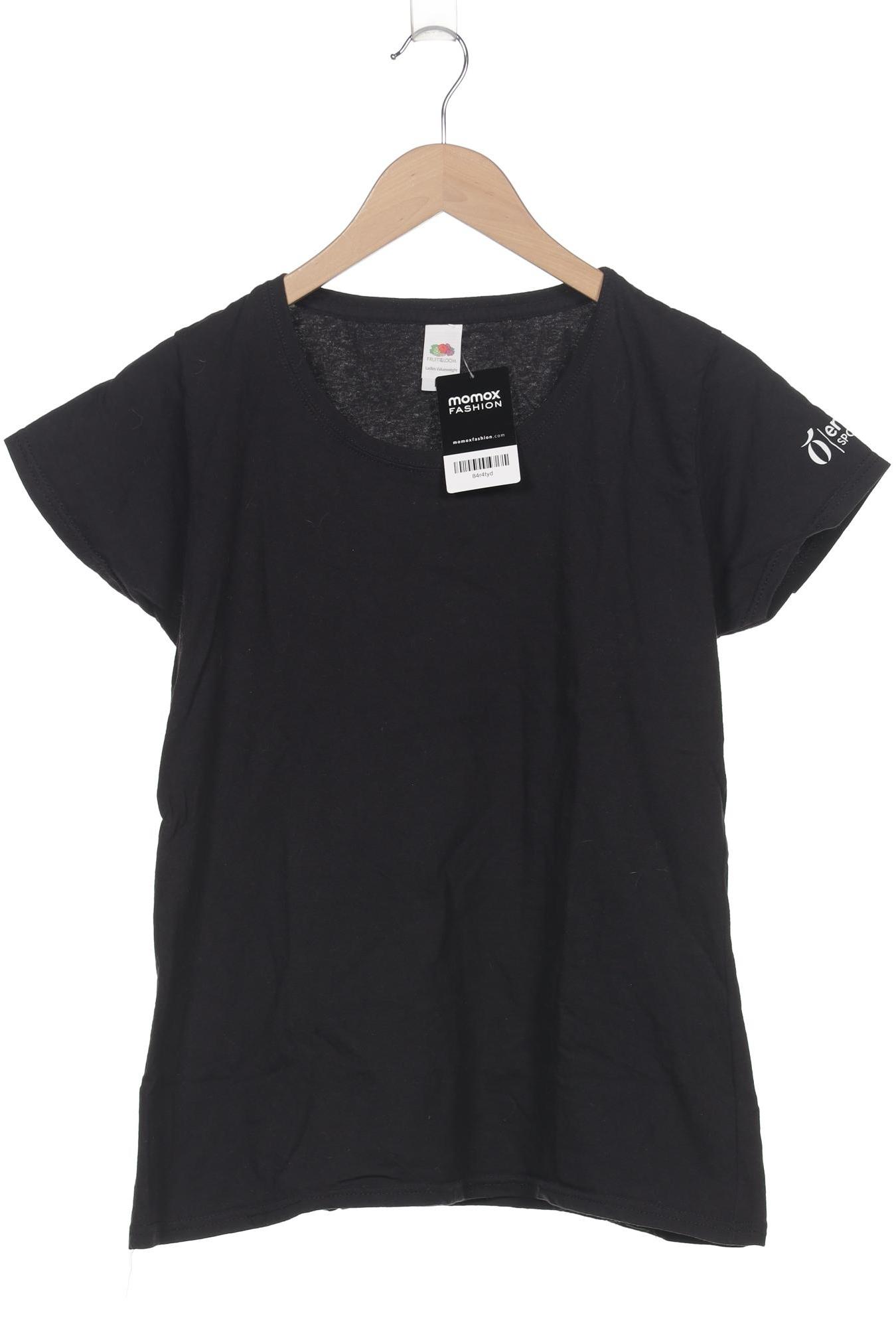 Fruit of the Loom Damen T-Shirt, schwarz, Gr. 42