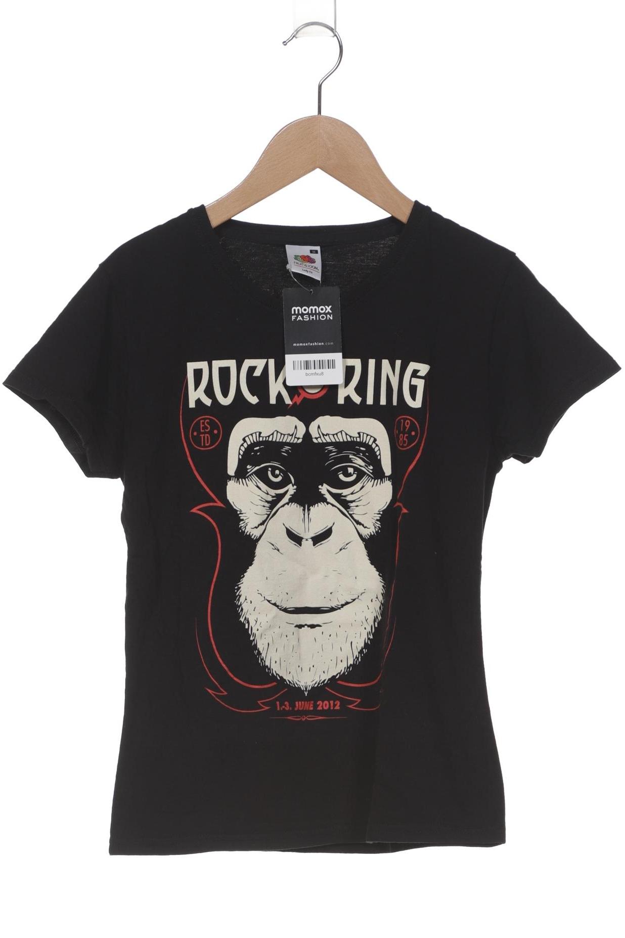 Fruit of the Loom Damen T-Shirt, schwarz, Gr. 38