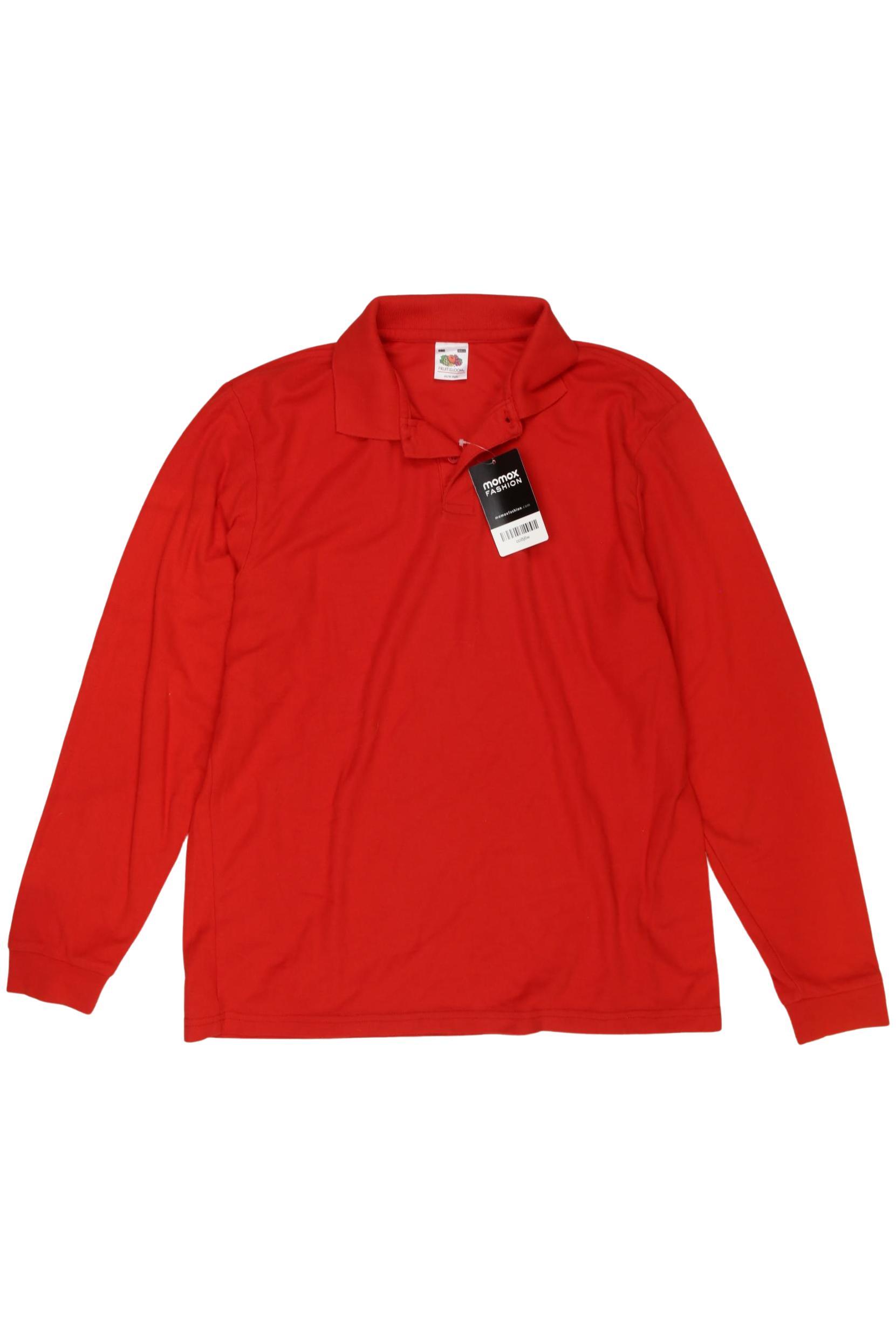 Fruit of the Loom Jungen Poloshirt, rot, Gr. 164
